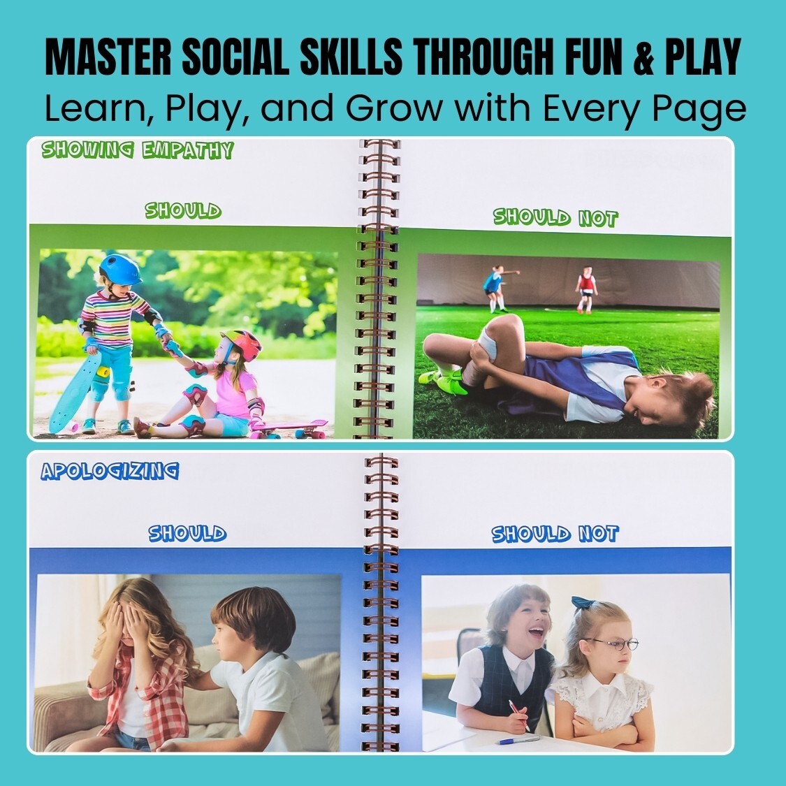 Social Skills Book: Boost Social & Communication Skills; Autism; ADHD