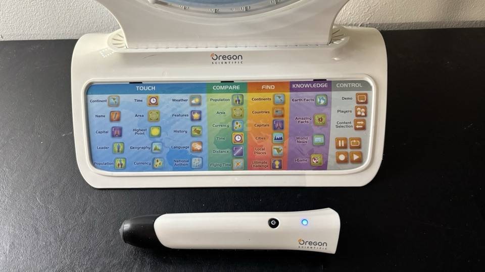 Oregon Scientific Smart Globe Interactive Learning System w/ Pen