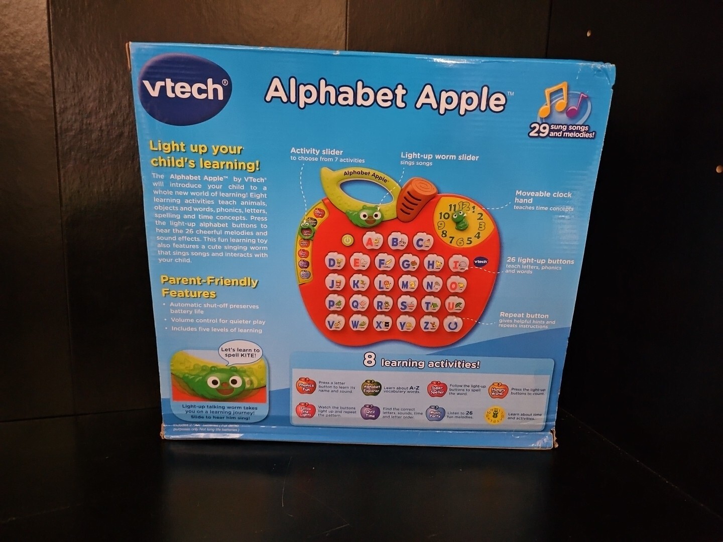 VTech Alphabet Apple Tree Teaches Beginning Reader Skills Sounds & Music New Box