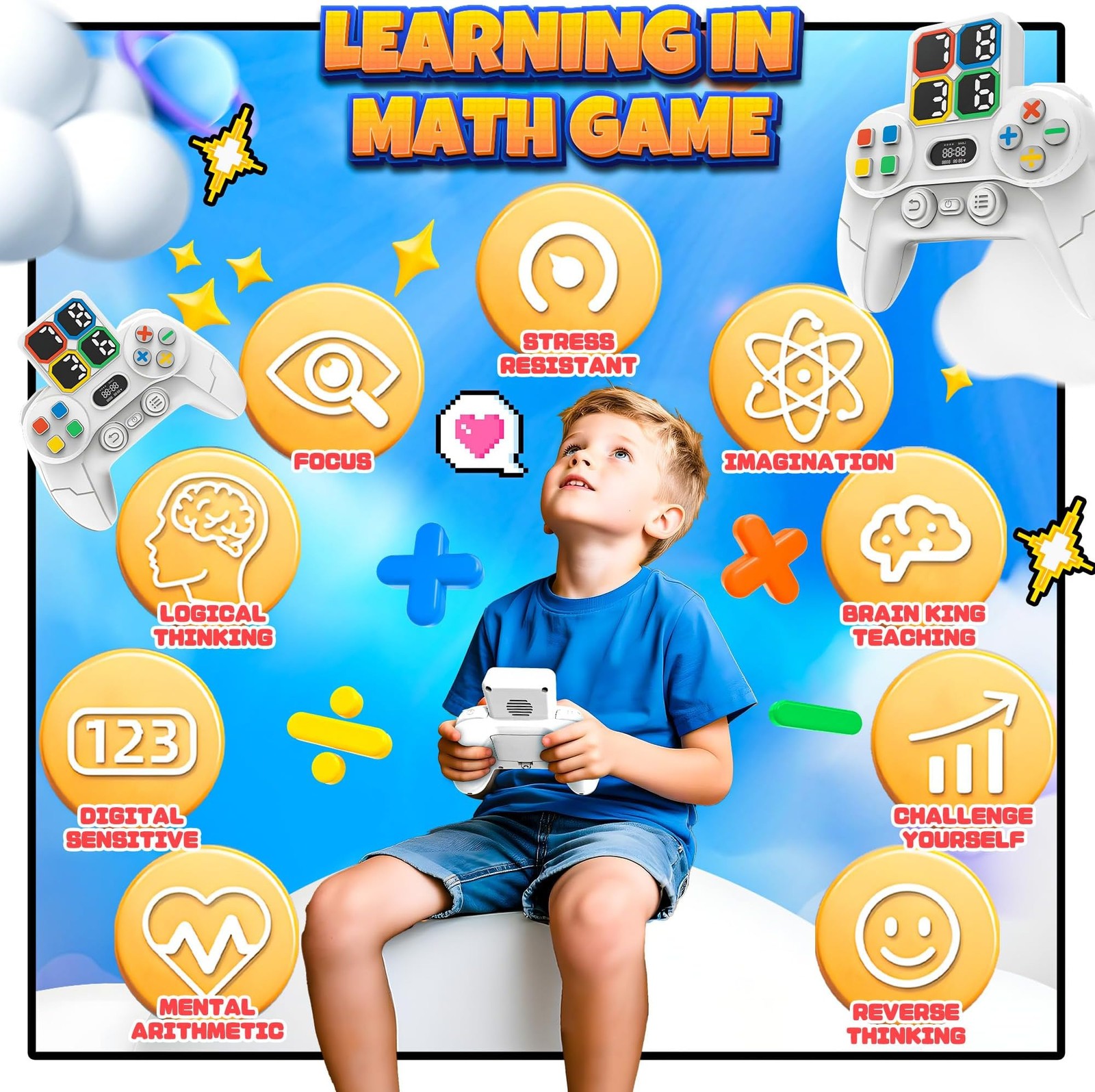 SMILESSKIDDO Math Games for Kids 5-7 8-12 Calculate Number of 24 Math Game | …