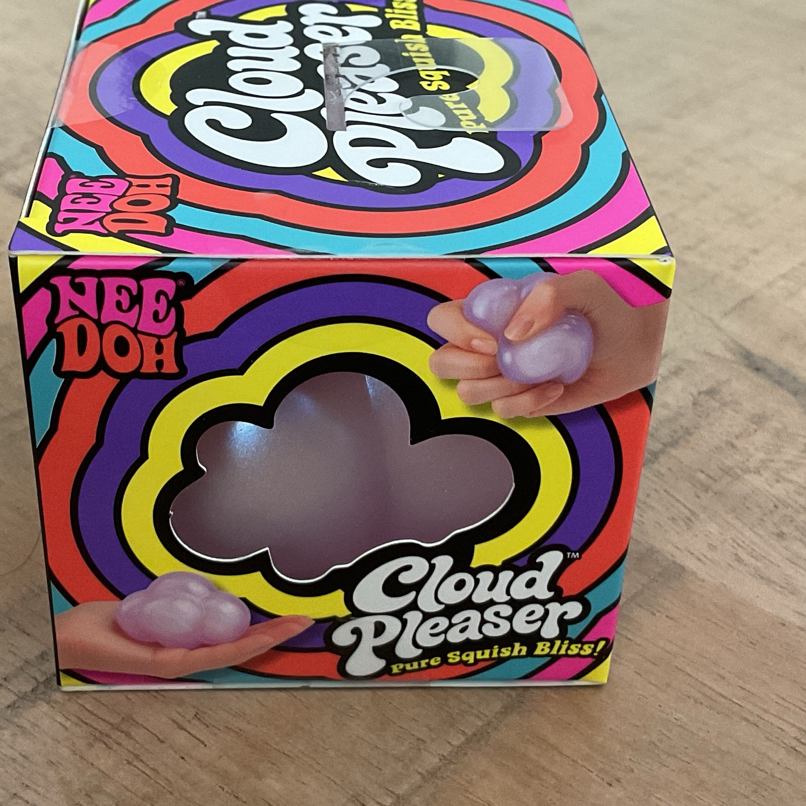 Schylling Nee Doh Cloud Pleaser Squish Toy, Purple #26005NAB