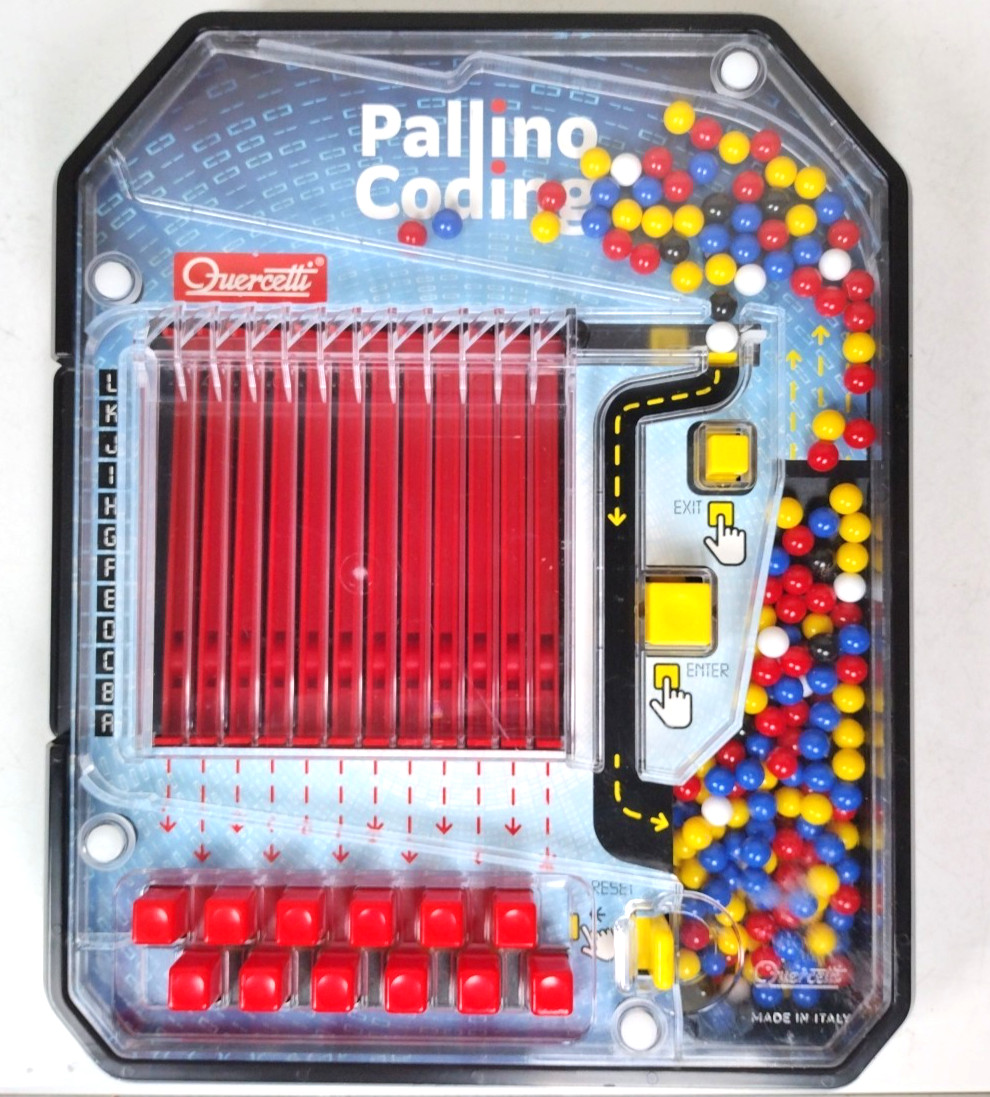Quercetti Pallino Coding Game Educational Strategy Unplugged Toy Made in Italy