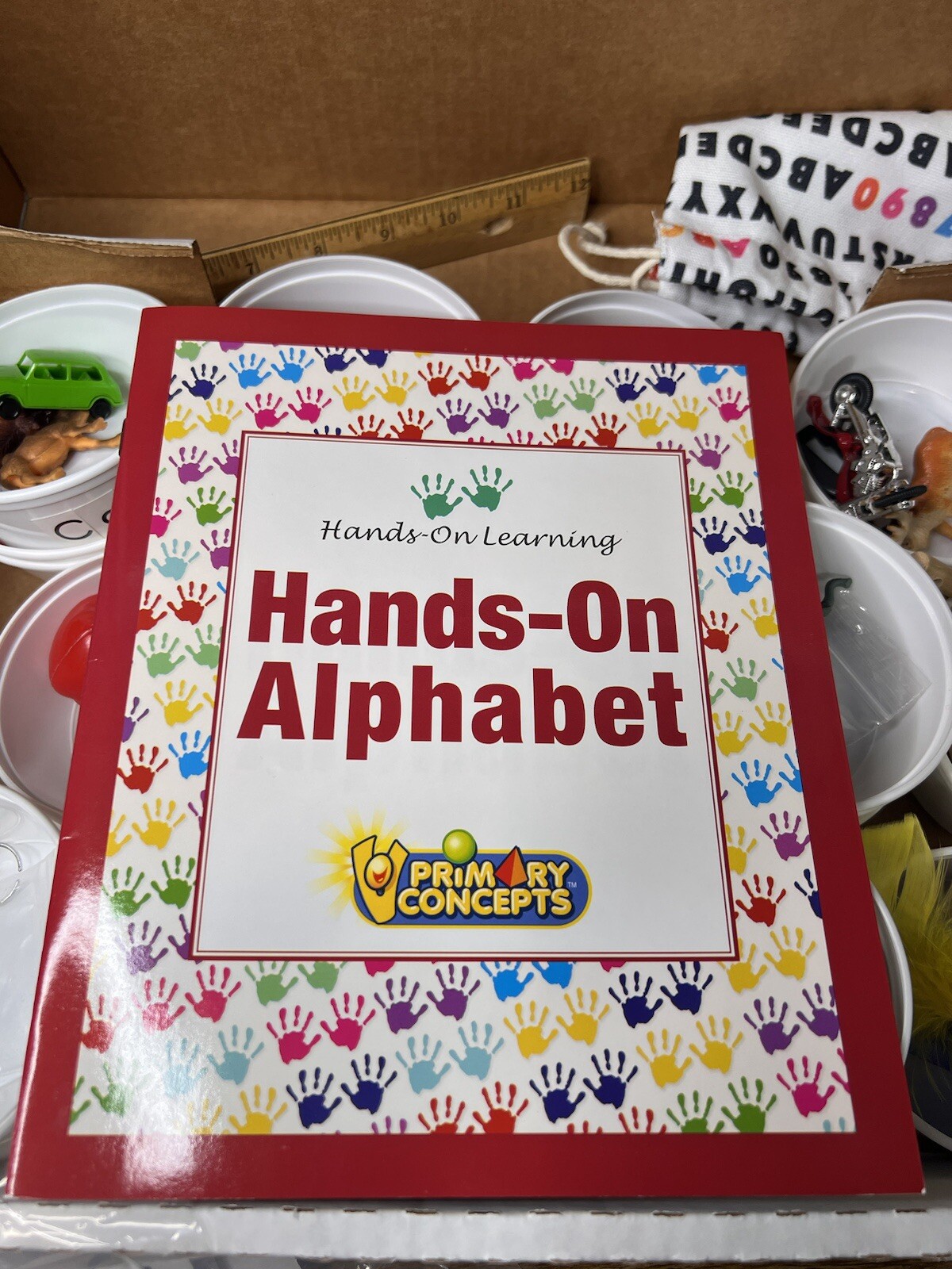 Primary Concepts Hands On Alphabet Set Lot Homeschooling Cards 78 Objects Box