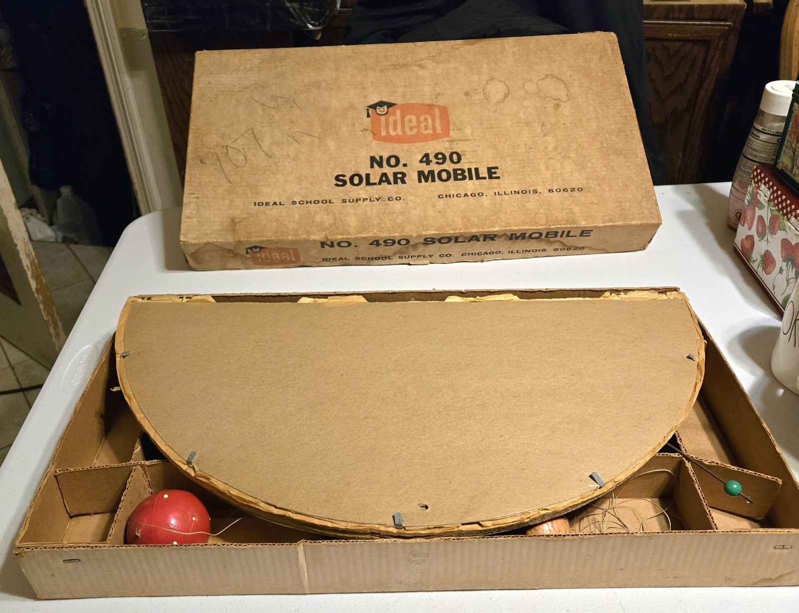 Vintage Ideal No. 490 Solar Mobile Kit Science Education Space Toy 1960s Chicago