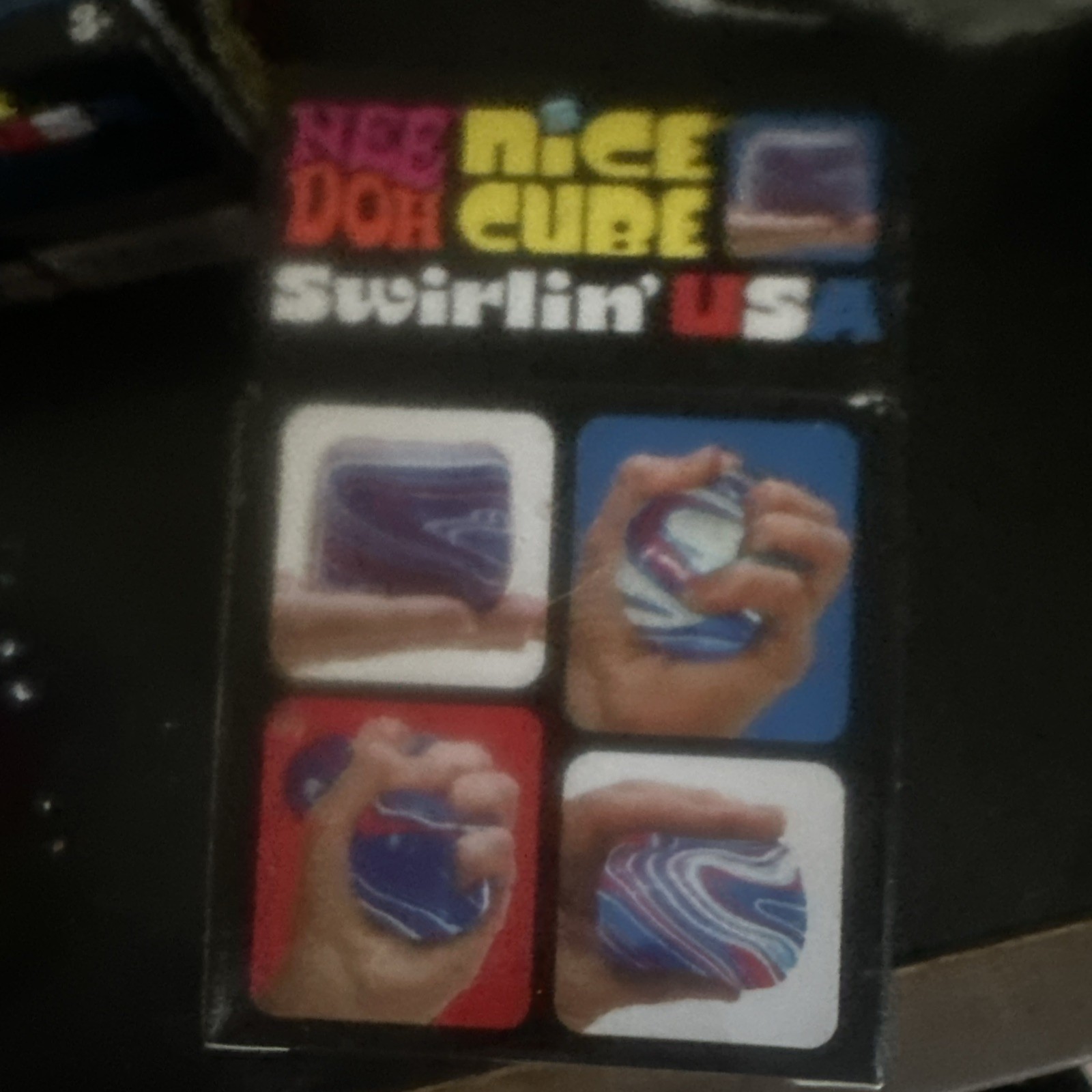 NEEDOH Nice Cube Swirlin’ USA Super Solid Squish New in Box