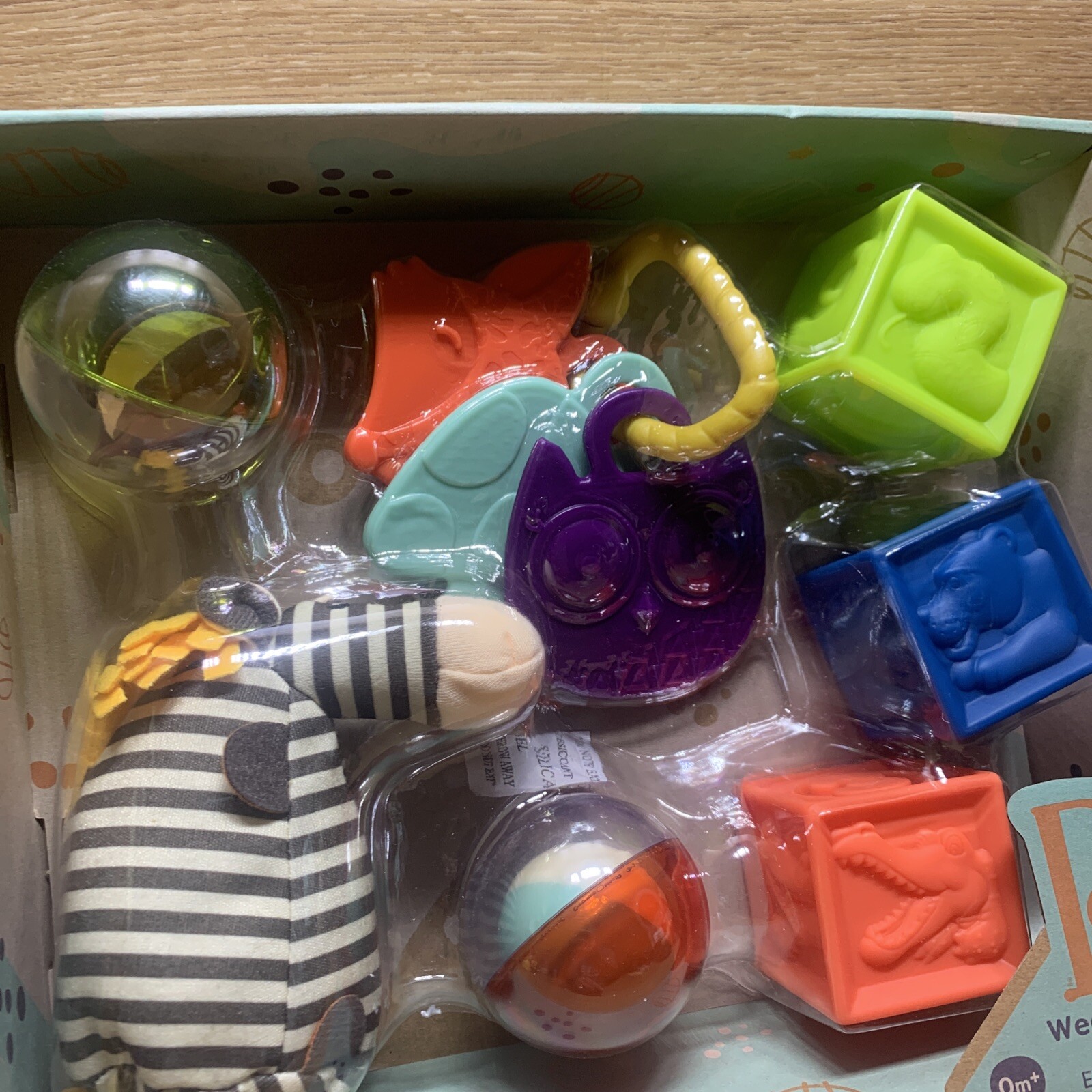 Baby Wee B. Ready By Battat Baby Playtime Play set 0+ Months 7 Pieces