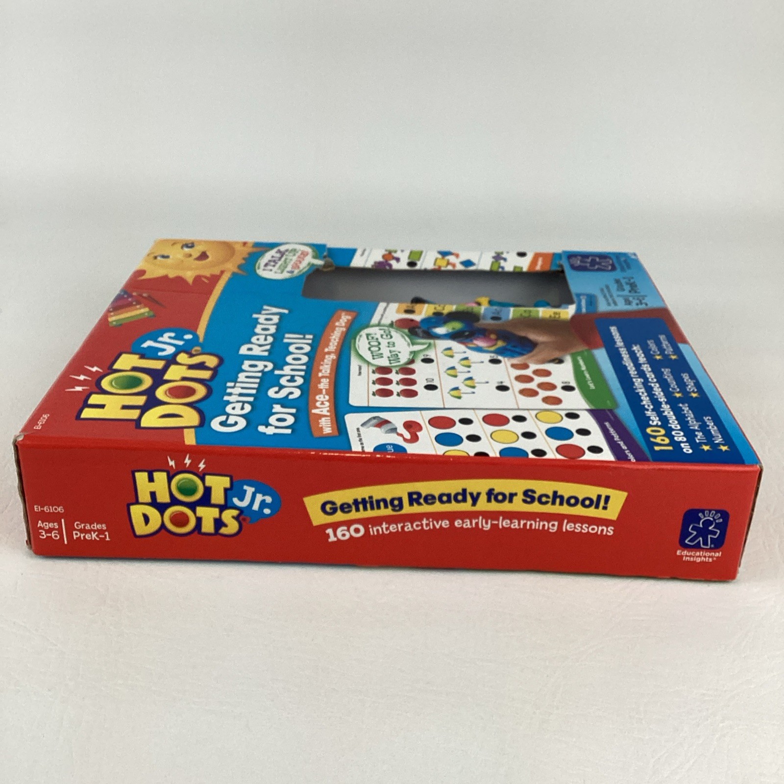 Hot Dots Junior Getting Ready For School Ace Talking Teaching Dog Lights Sounds
