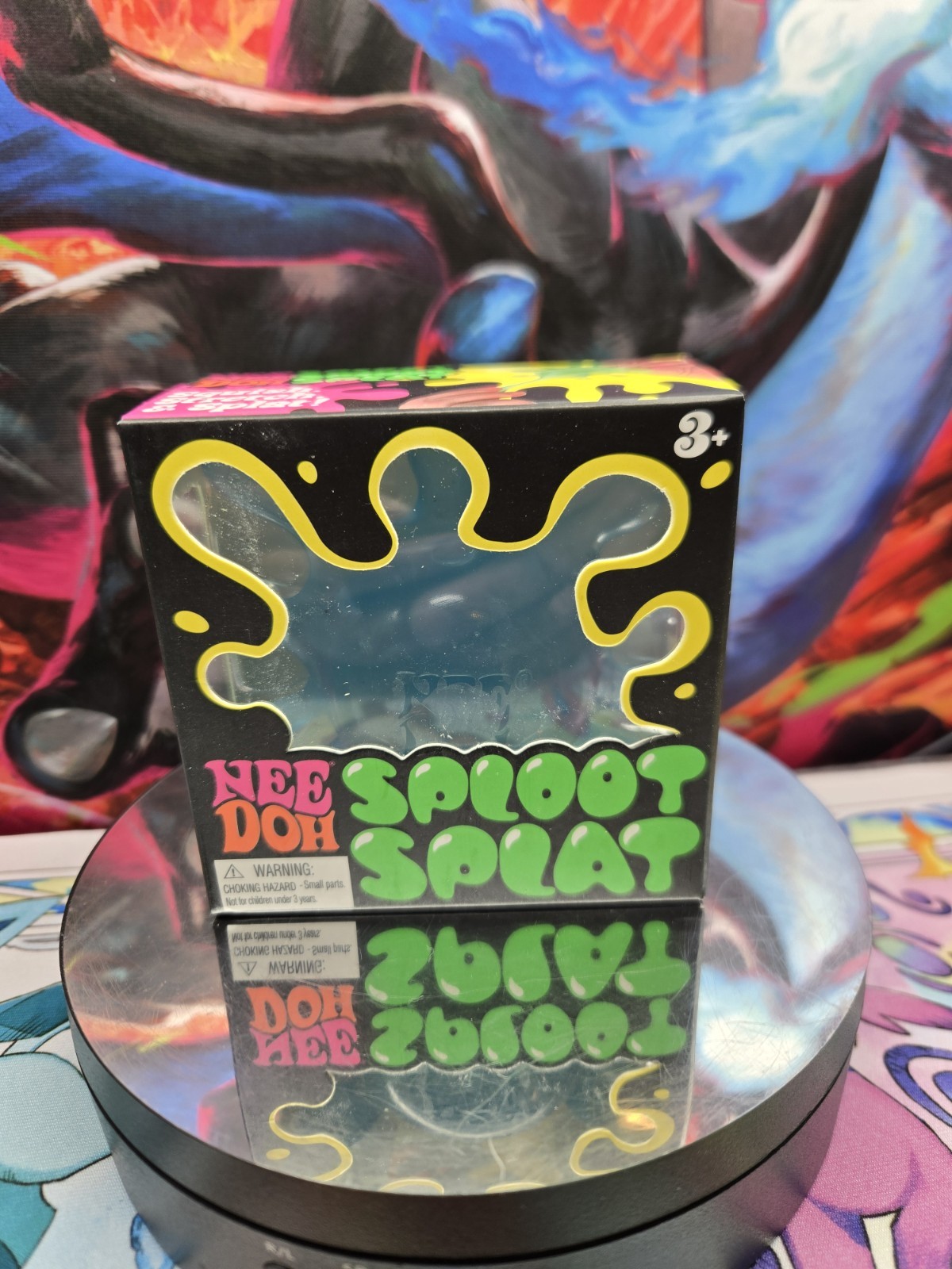 Nee Doh Sploot Splat Tactile Squeeze Toy, Blue Squish, & Stretch Fidget NEEDOH