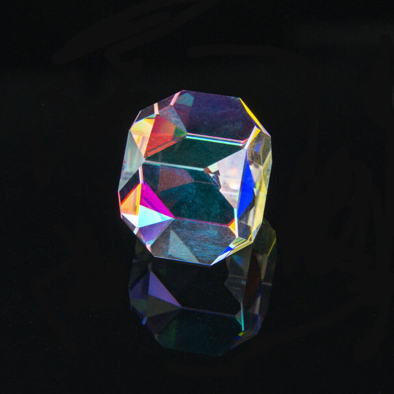 2pcs Cross Dichroic Cube Prisma Dice Octahedral Beam Combiner Prism