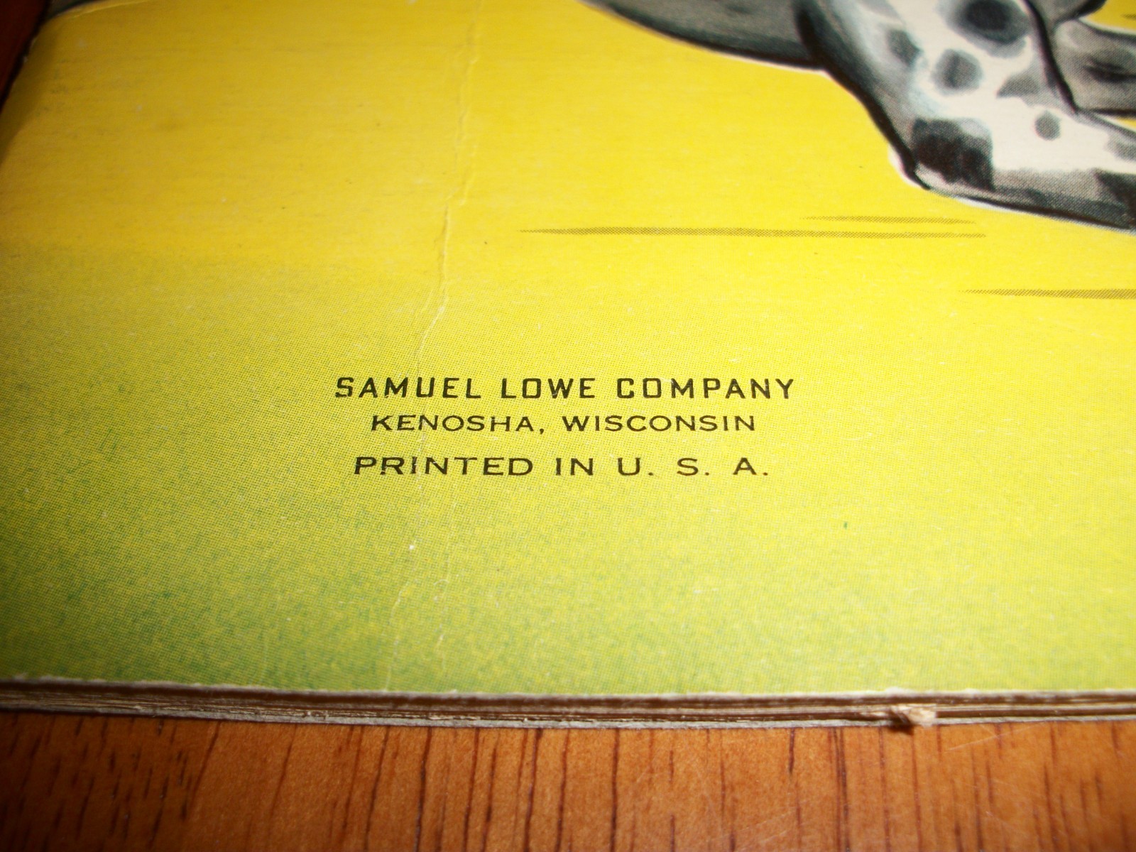 Vintage 1950 Samuel Lowe Fireman Safety Coloring Book~Unused