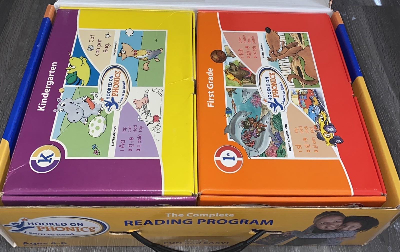Hooked On Phonics Learn To Read Ages 4-8 K-2nd Grade Reading Program Set