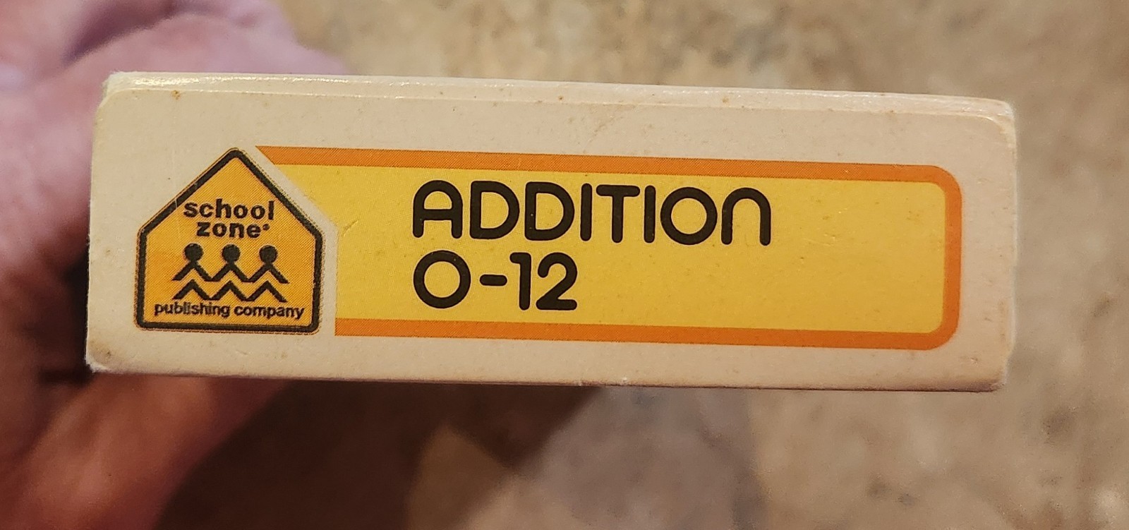 1984 School Zone Flash Cards ADDITION 0-12 Complete Set 91 Problems