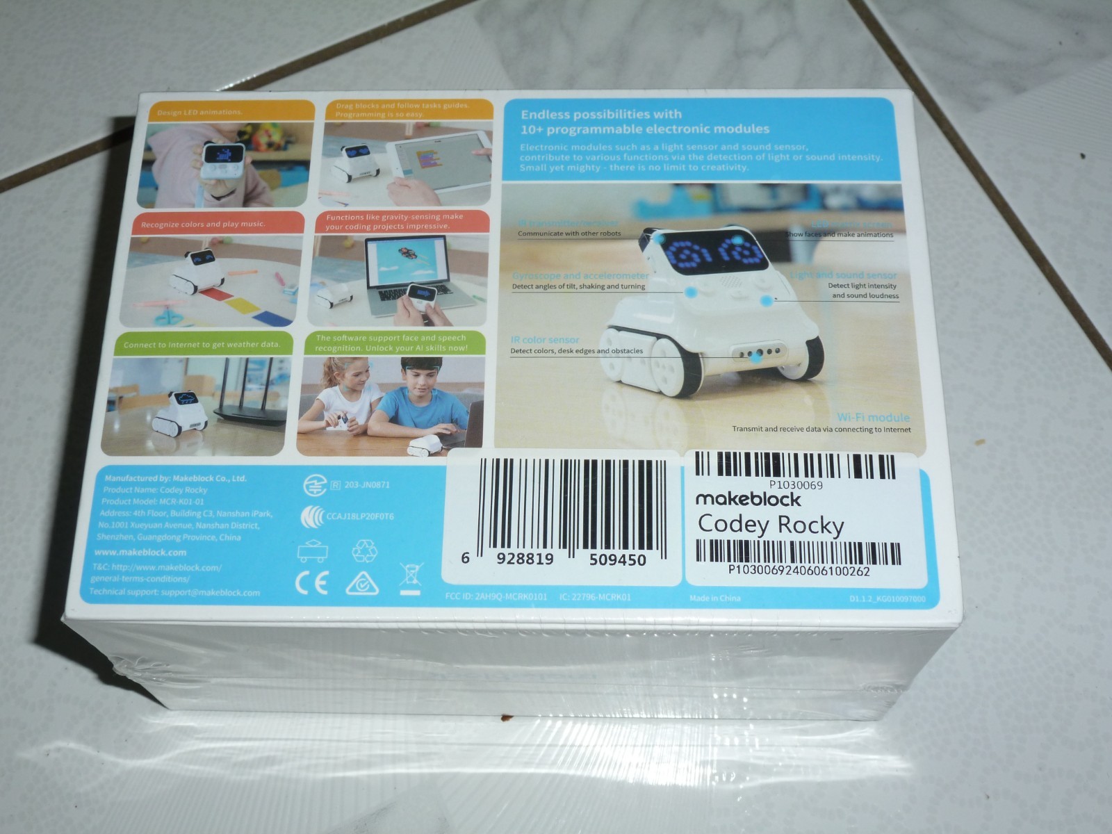 Makeblock Codey Rocky STEM Coding Toy (P1030069) – New in Box!!