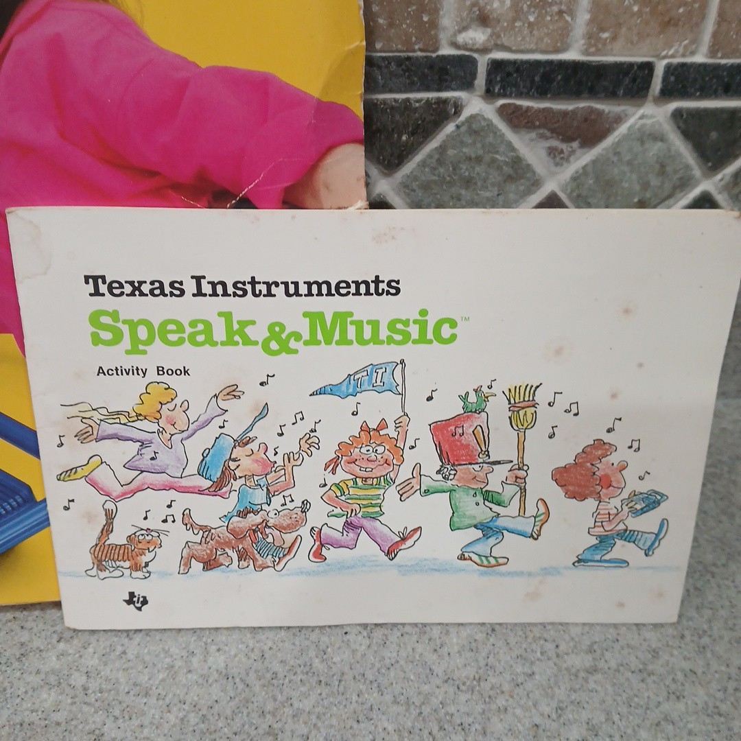 Texas Instruments~Speak & Music~Vintage Learning Toy-Malfunctioning/Repair/parts