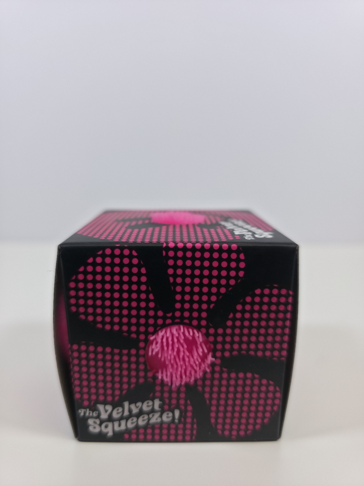 PINK Needoh FUZZ BALL Flower Power Nee Doh Squish Stress Ball NEE-DOH Fuzzball