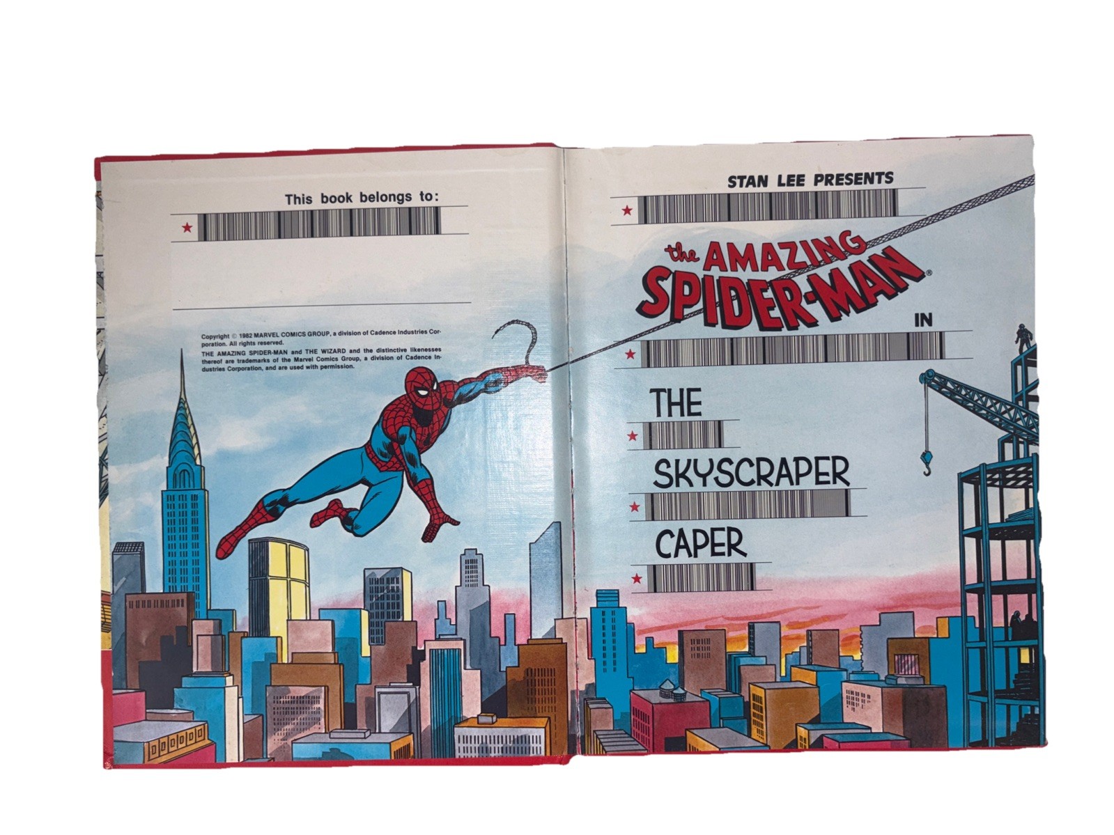 The Amazing Spider-Man Book• 1982 • Texas Instruments Magic Wand Speaking Reader