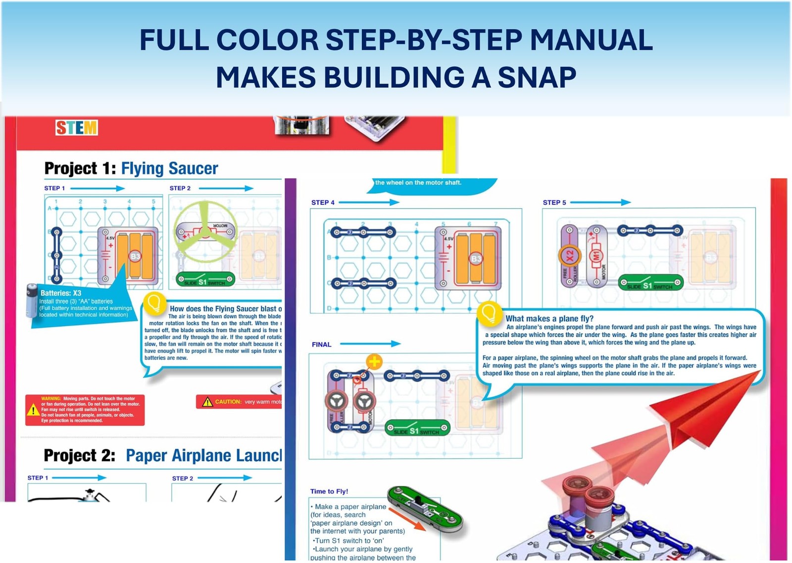Flight Deck Science/STEM Toy kit | Ages 8+ | Construction Gift for Boys and G…