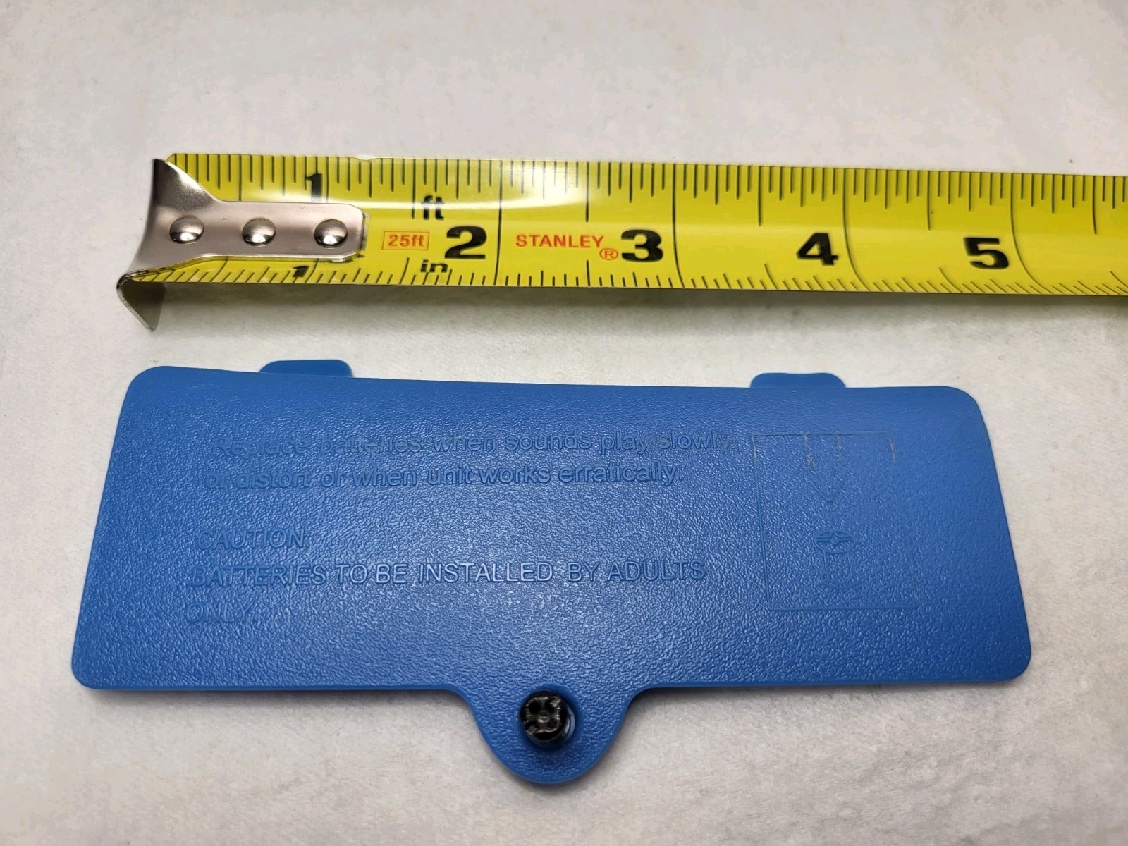 LeapFrog LeapPad Plus Writing Replacement Blue Plastic Battery Cover With Screw