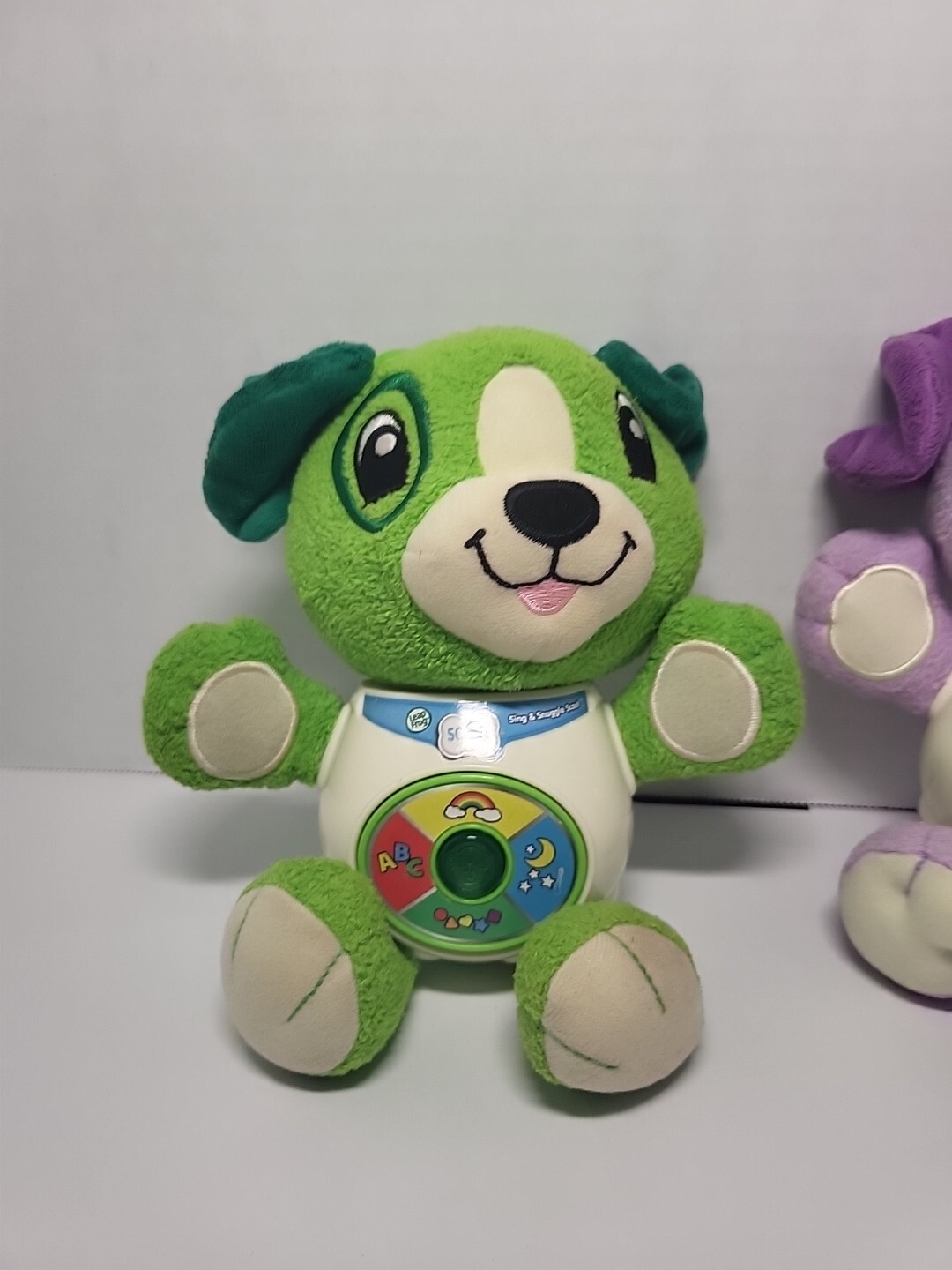 Leap Frog Sing and Snuggle Scout and Violet Puppy Interactive Plush Toy 8″ WORKS