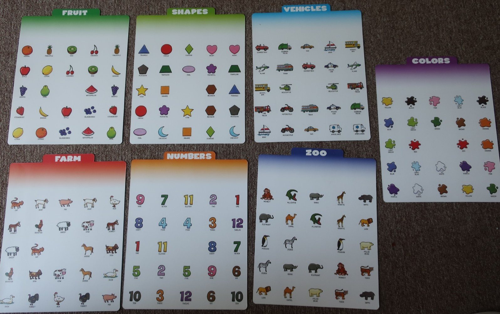 3 Pre-School Games; Things in My House, Lotto, Memory–All Complete