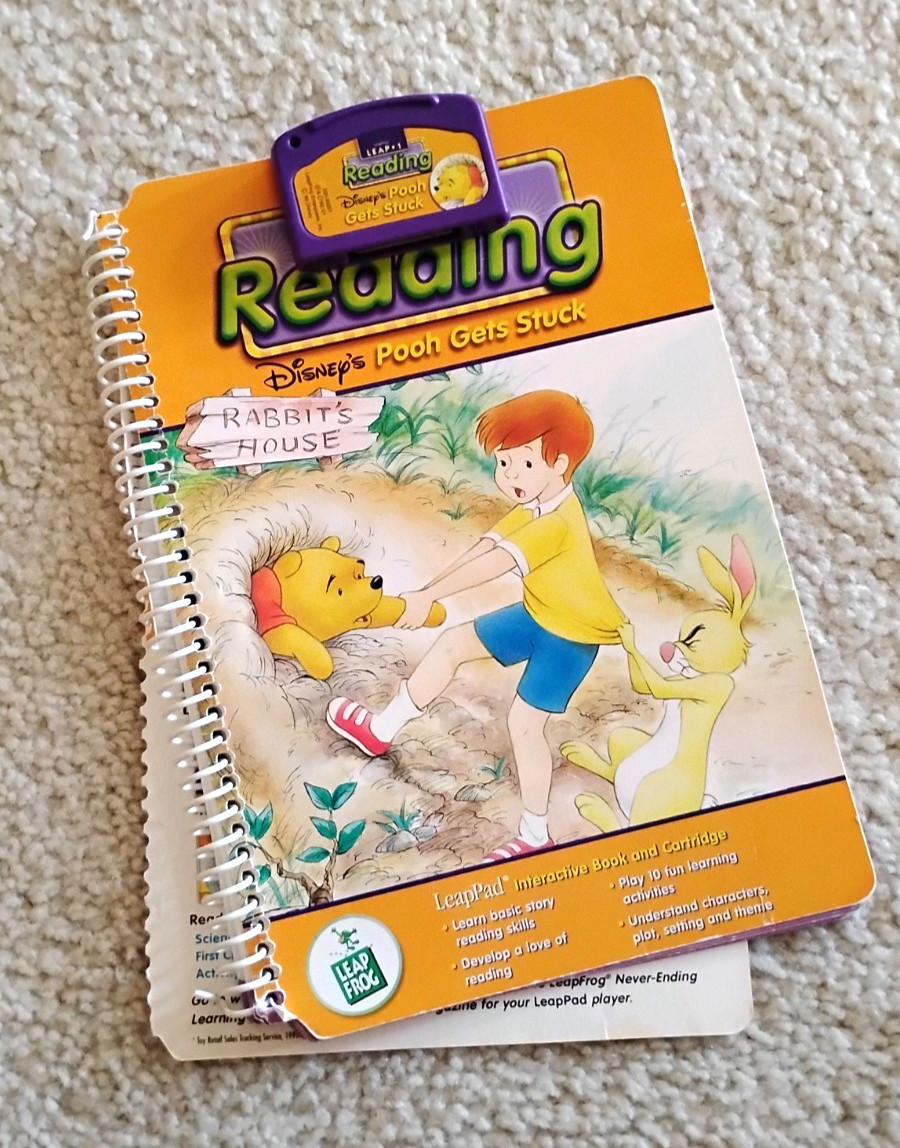 LeapFrog LeapPad Leap 1 Disney’s Winnie the Pooh Gets Stuck Book and Cartridge