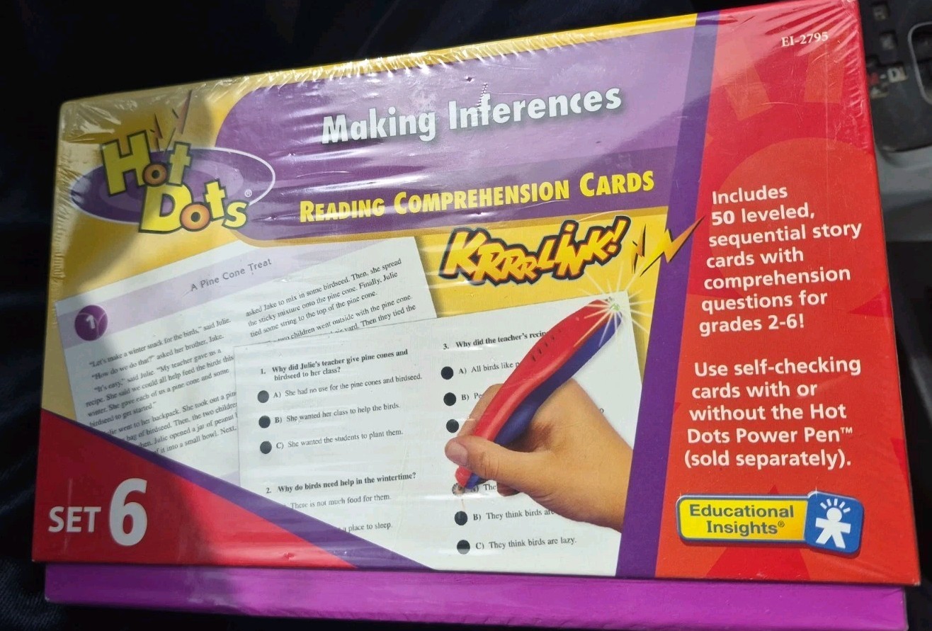 Hot Dots Making Inferences Reading Comprehension Set 6 Higher-Order Thinking New