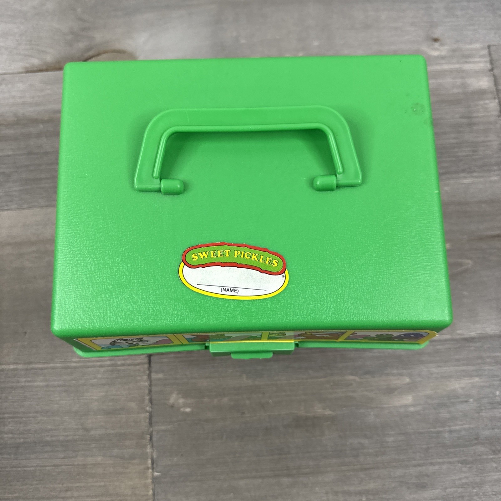 Vintage Sweet Pickles Preschool Program Activity Bus Case w/ Cards & Pieces