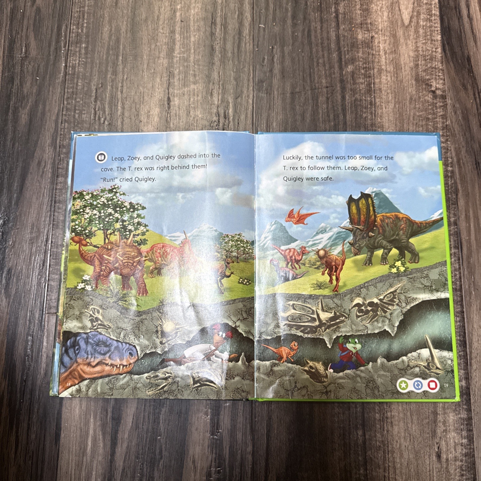 LeapFrog Tag, LeapReader book — LEAP AND THE LOST DINOSAUR🦖 (Read description.)