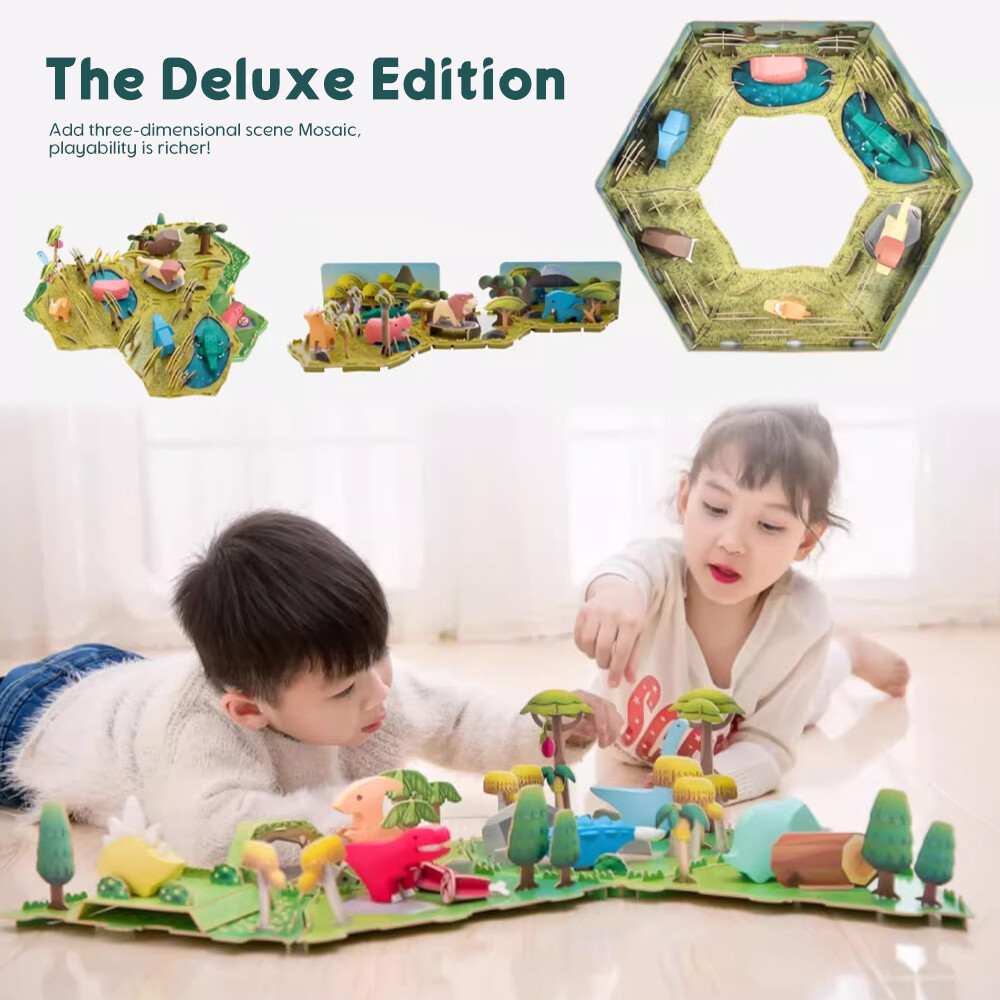 HALFTOYS African Animal Skeleton Assembly Toy Building Blocks