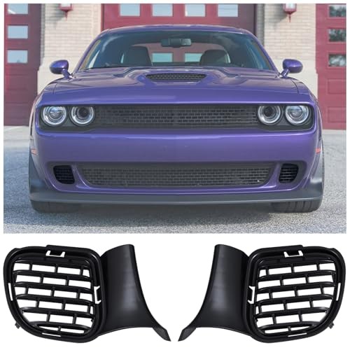 WildWell Front Bumper Lower Grill For Dodge Challenger 2015-2023 Air Intake