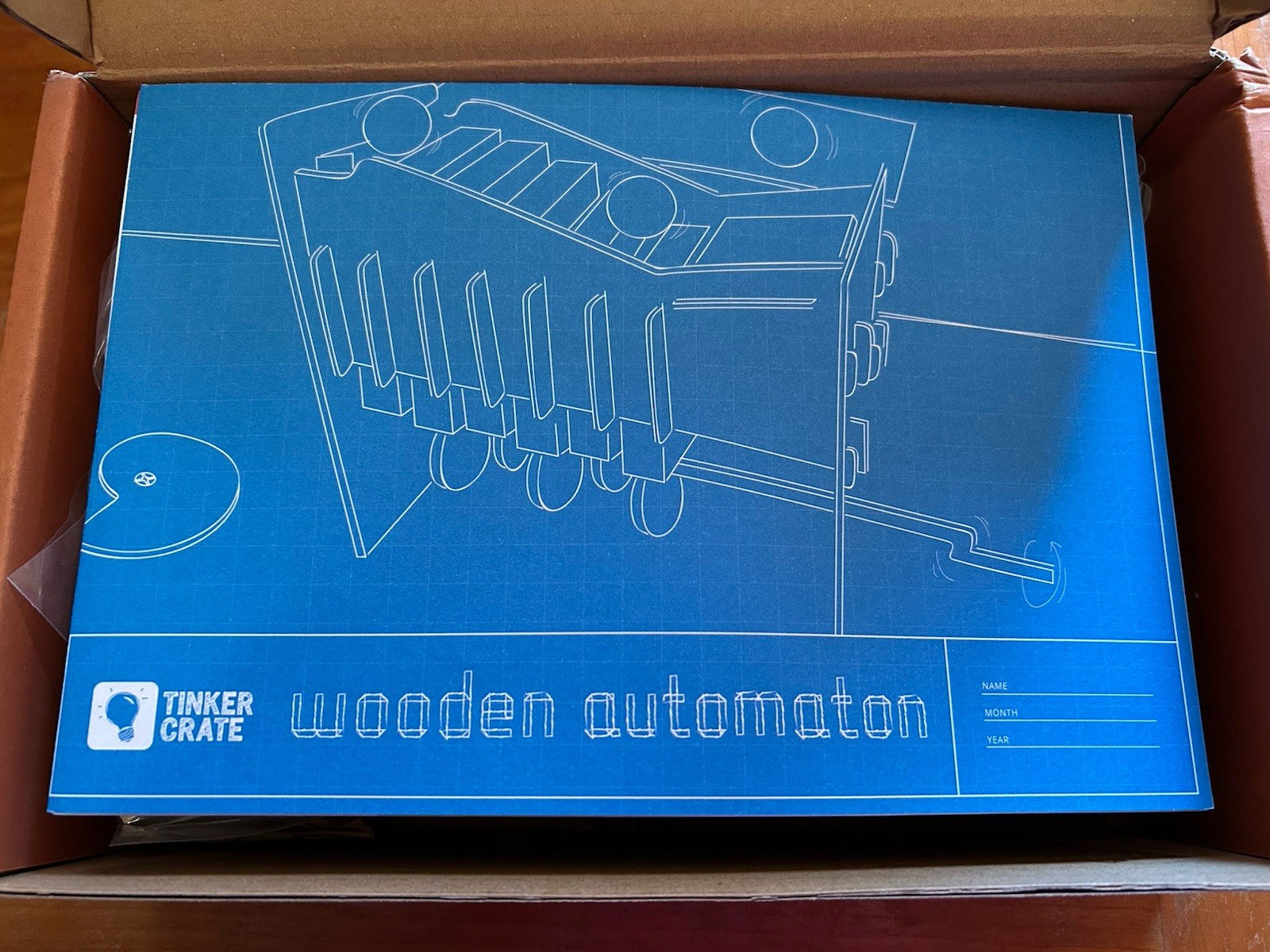 KiwiCo TINKER CRATE Make Your Own WOODEN AUTOMATION STEM Projects for Kids