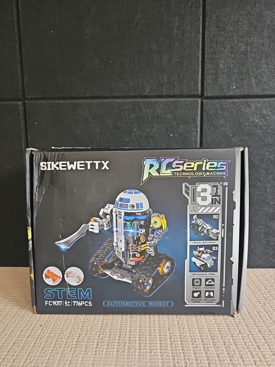 3-in-1 Educational STEM Robotics Kit with APP/Remote Control – 776 PCS