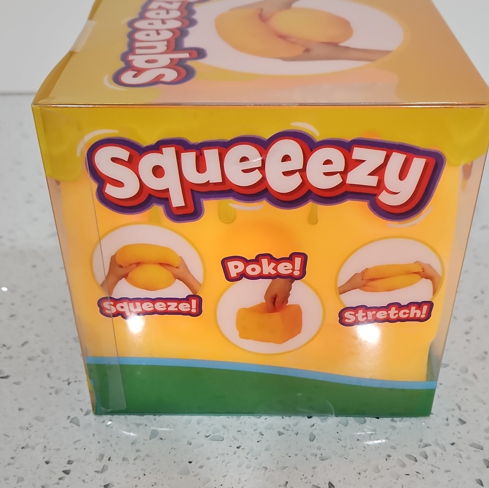 Sunny Days Squeezy Tactile Squeeze Toy Yellow Model 571065 Ages 4-7 8-11 Years