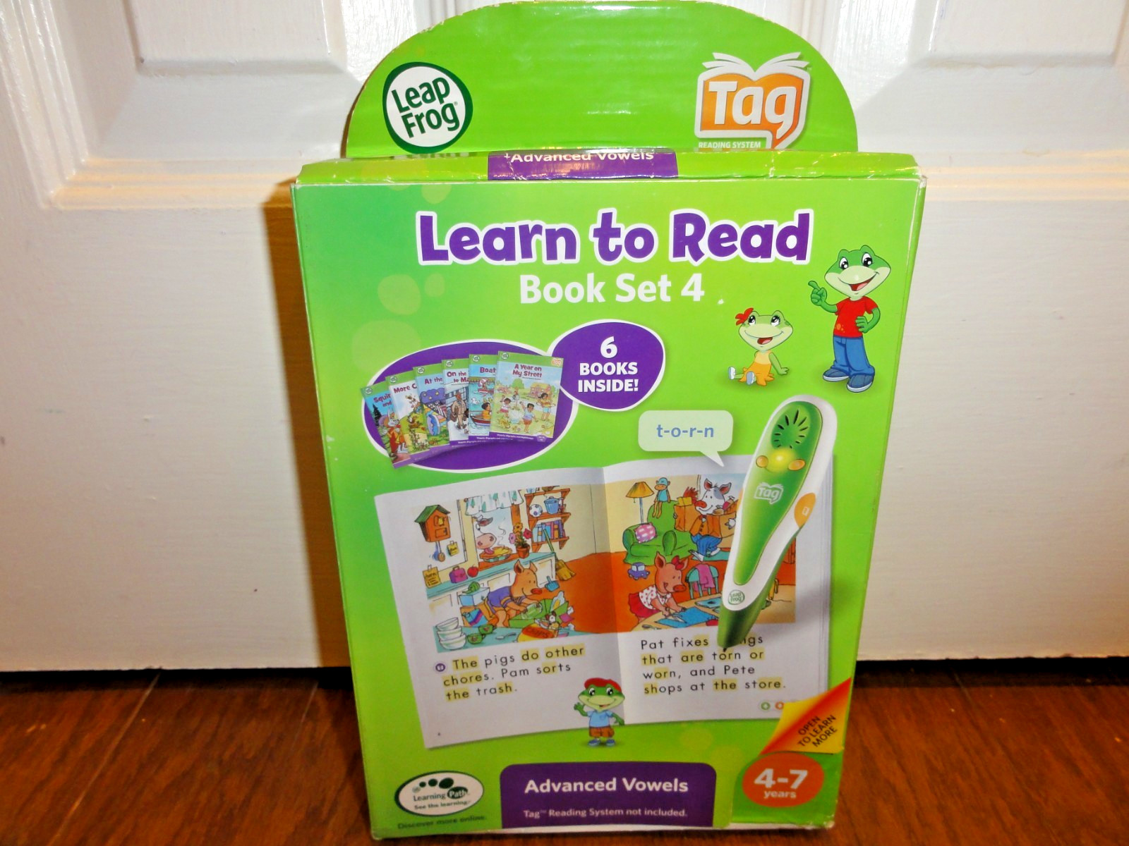 Leap frog, Learning to read, Book set 4, Advanced Vowels. 4 – 7 years, 6 books