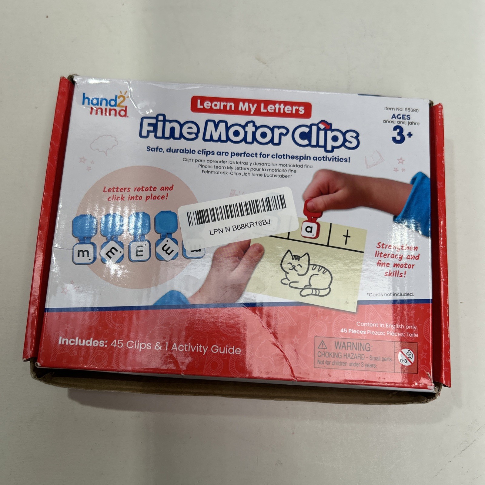 Hand 2 Mind Fine Motor Clips Ages 3+