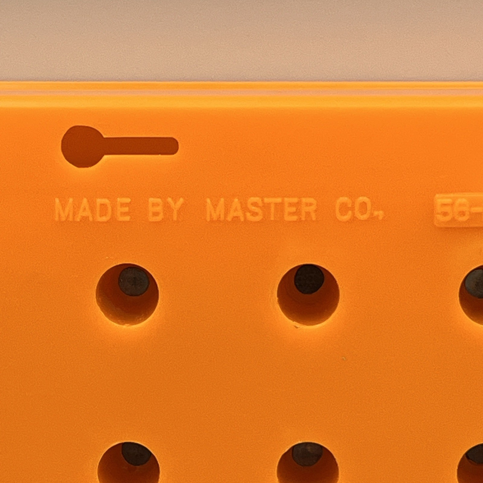 Push Down Tactile Educational Math Learning Toy Master Co Division Japan Orange