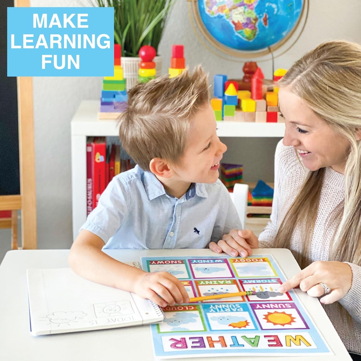 Essential Learning Posters Set for Kids 1-5 – Interactive Home & Classroom Decor