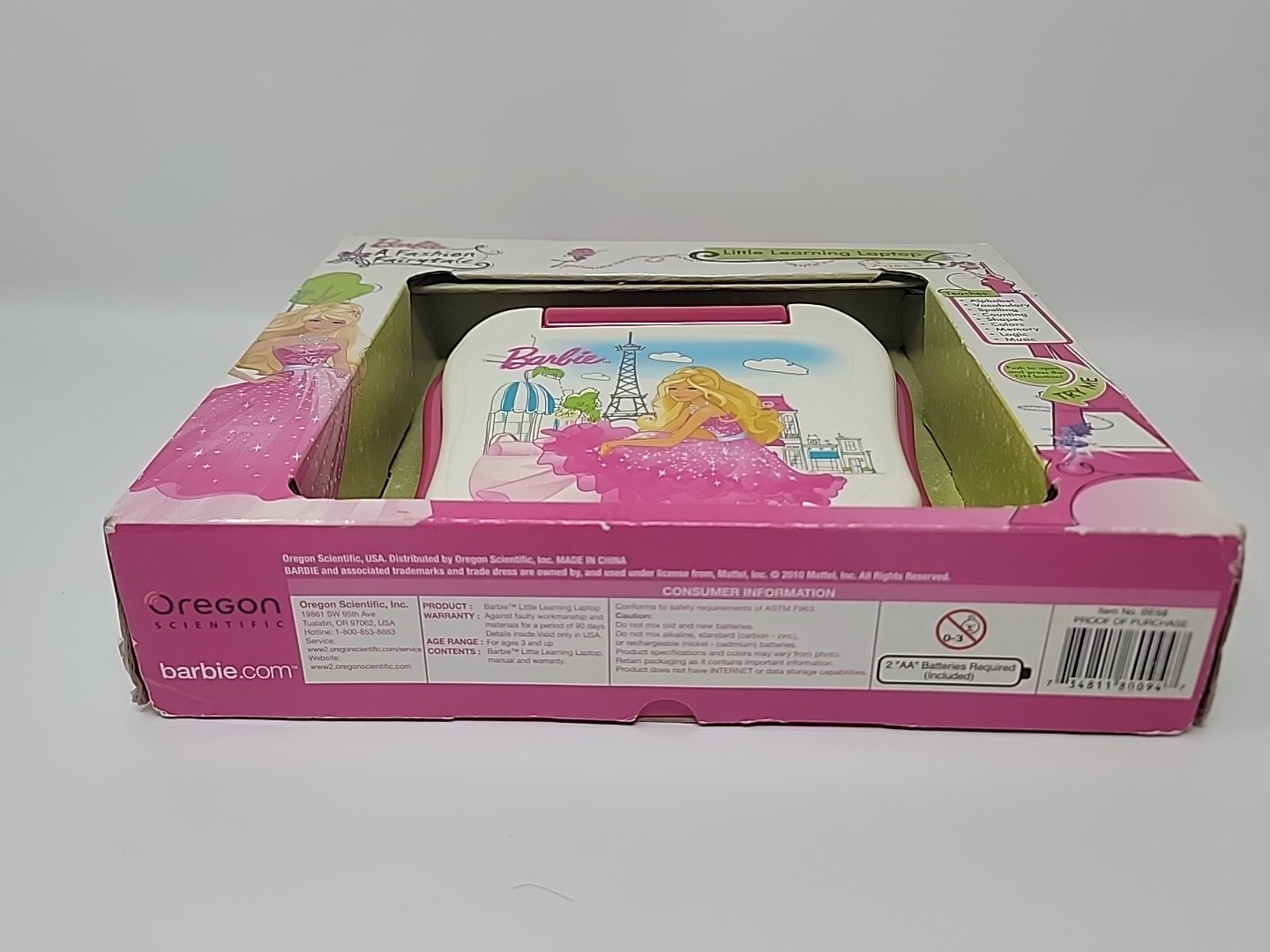 Barbie A Fashion Fairytale Little Learning Laptop. Read Untested