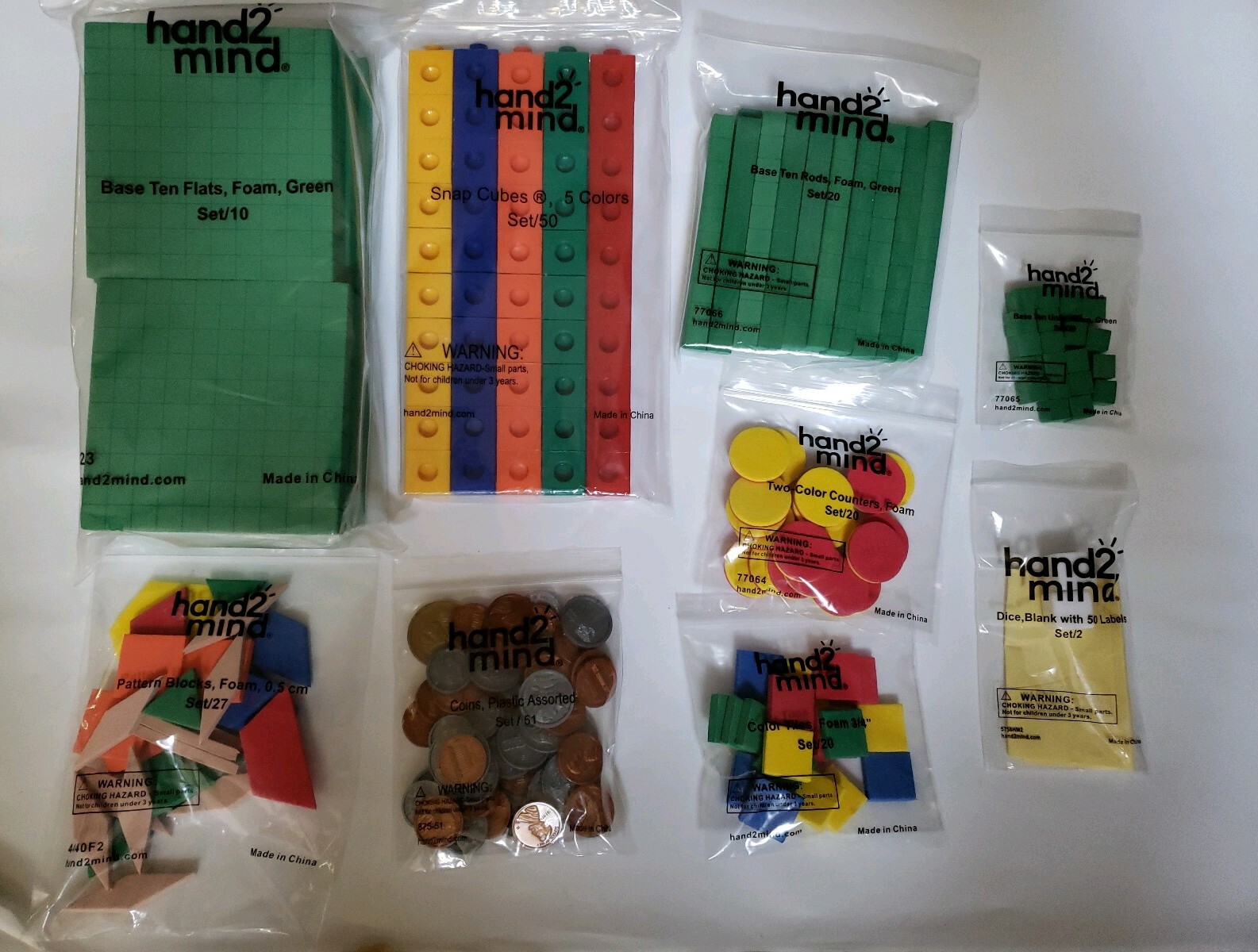 Envision Math 2.0 Individual Student Manipulatives Kit Grade 2 ( 1 Set Qty )