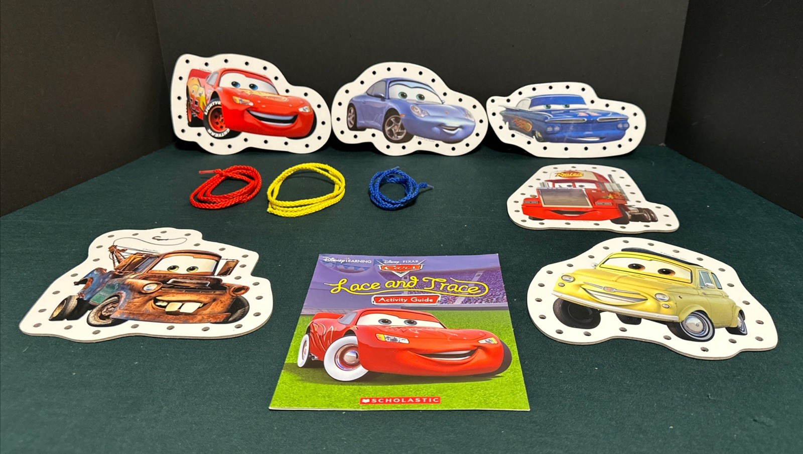 Disney Learning Pixar CARS – Lace And Learn Kid Activity Game “READ”