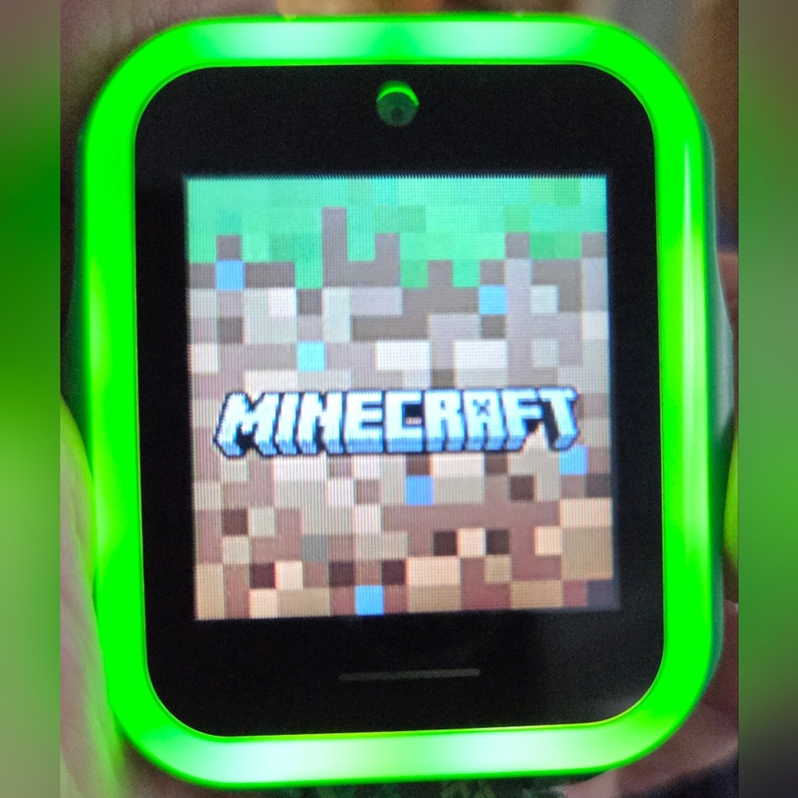 Minecraft Kids Smartwatch Touch screen Camera Video Games Alarm Calculator Green