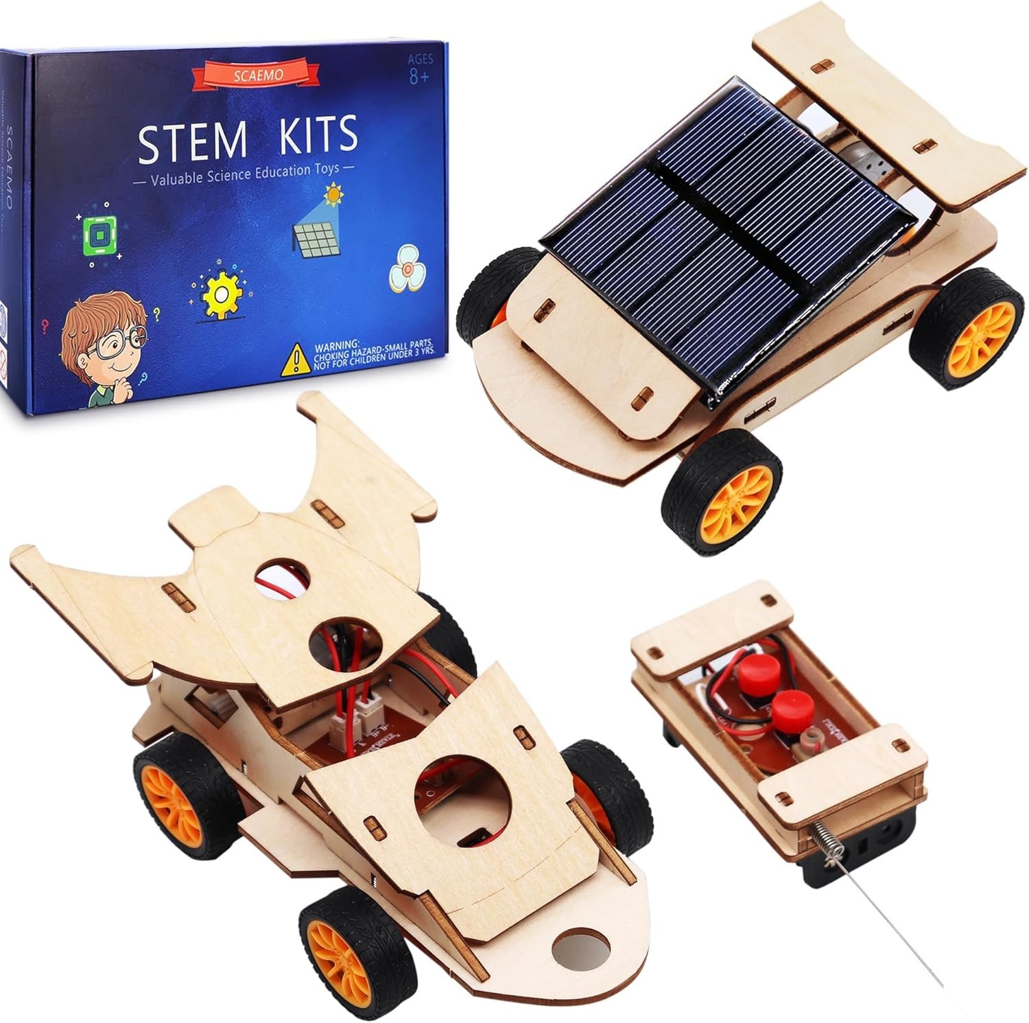 DIY RC Car Kit, Build Your Own Solar – Stem Projects for Kids Ages 8-12,…