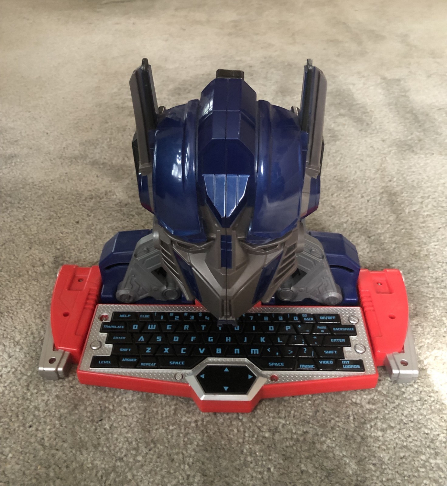Hasbro Transformers Optimus Prime Kids Learning Laptop Computer Fully Functional