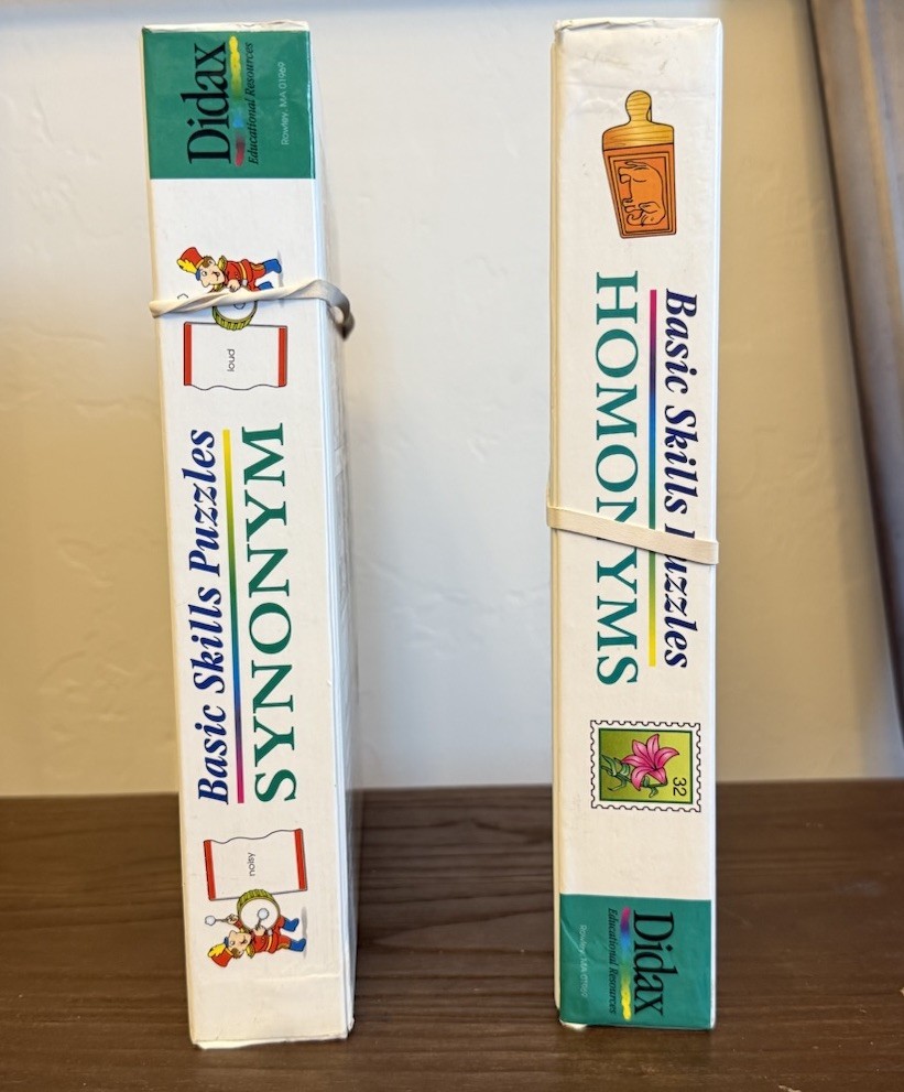 Didax Educational Resources Basic Skills Puzzles LOT Of 2 Hands On Phonics Kid