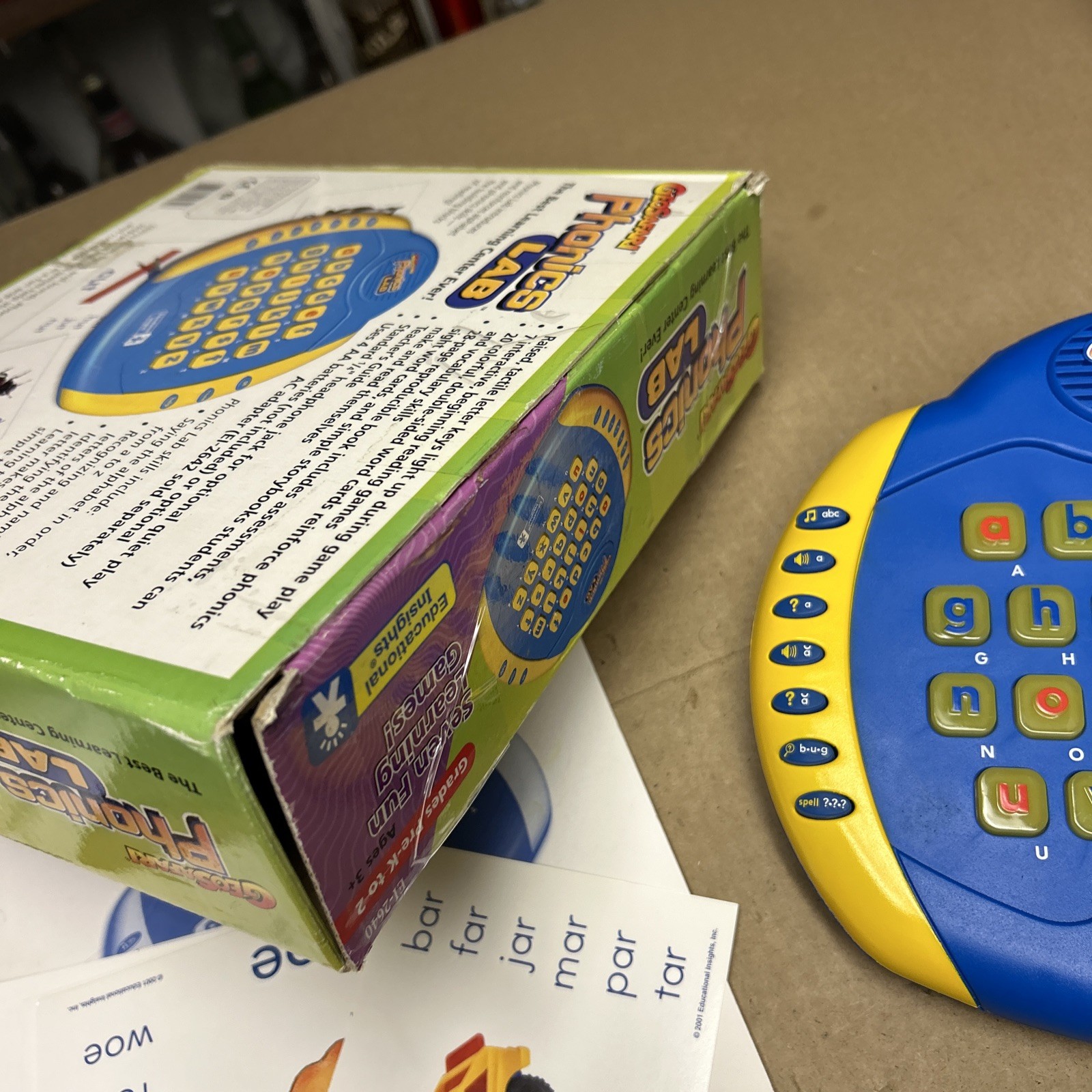 Vintage GeoSafari Phonics Lab Educational Insights Model EI-2640 Learning System