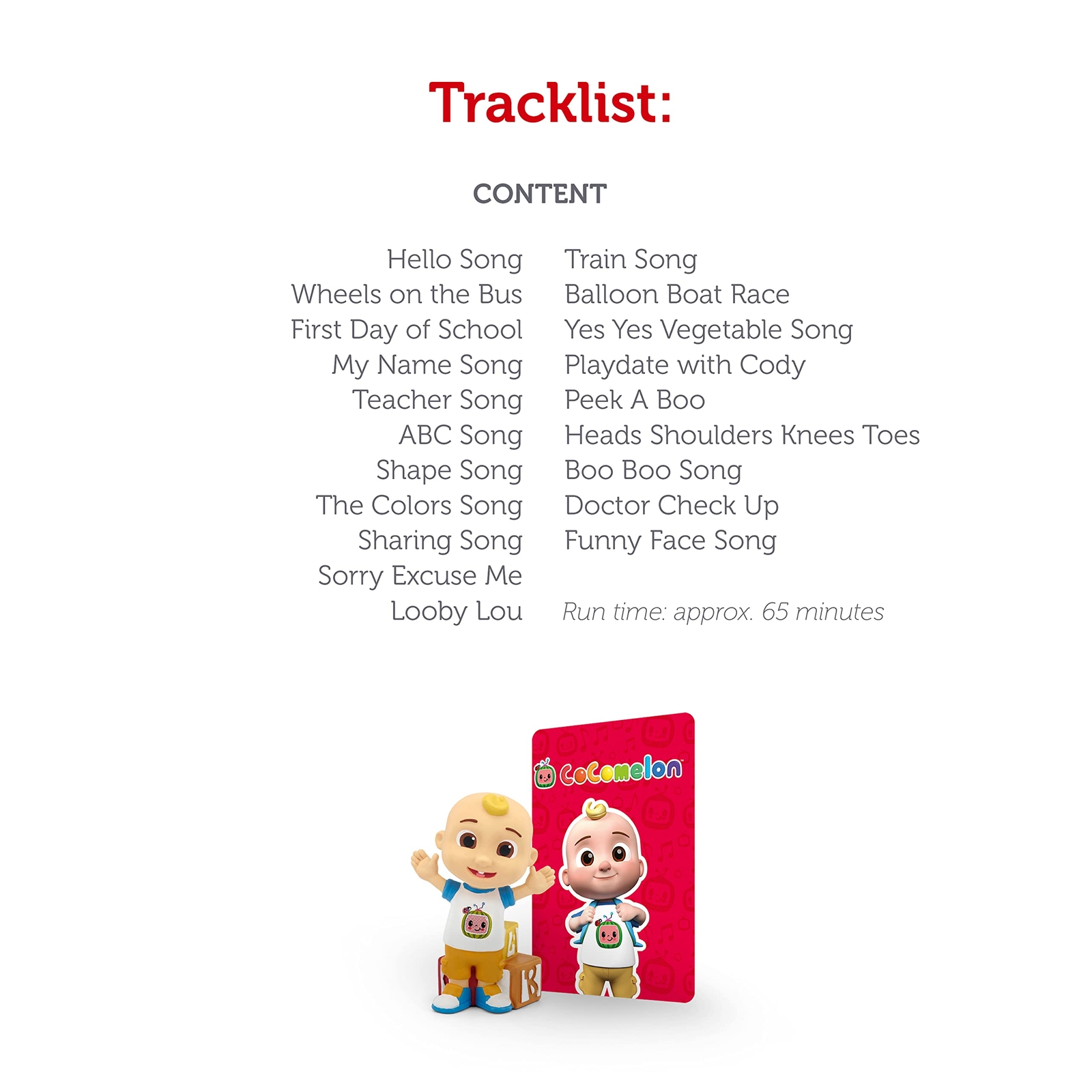 CoComelon JJ Toy Figure with 20 Songs for Kids Learning and Fun Adventures