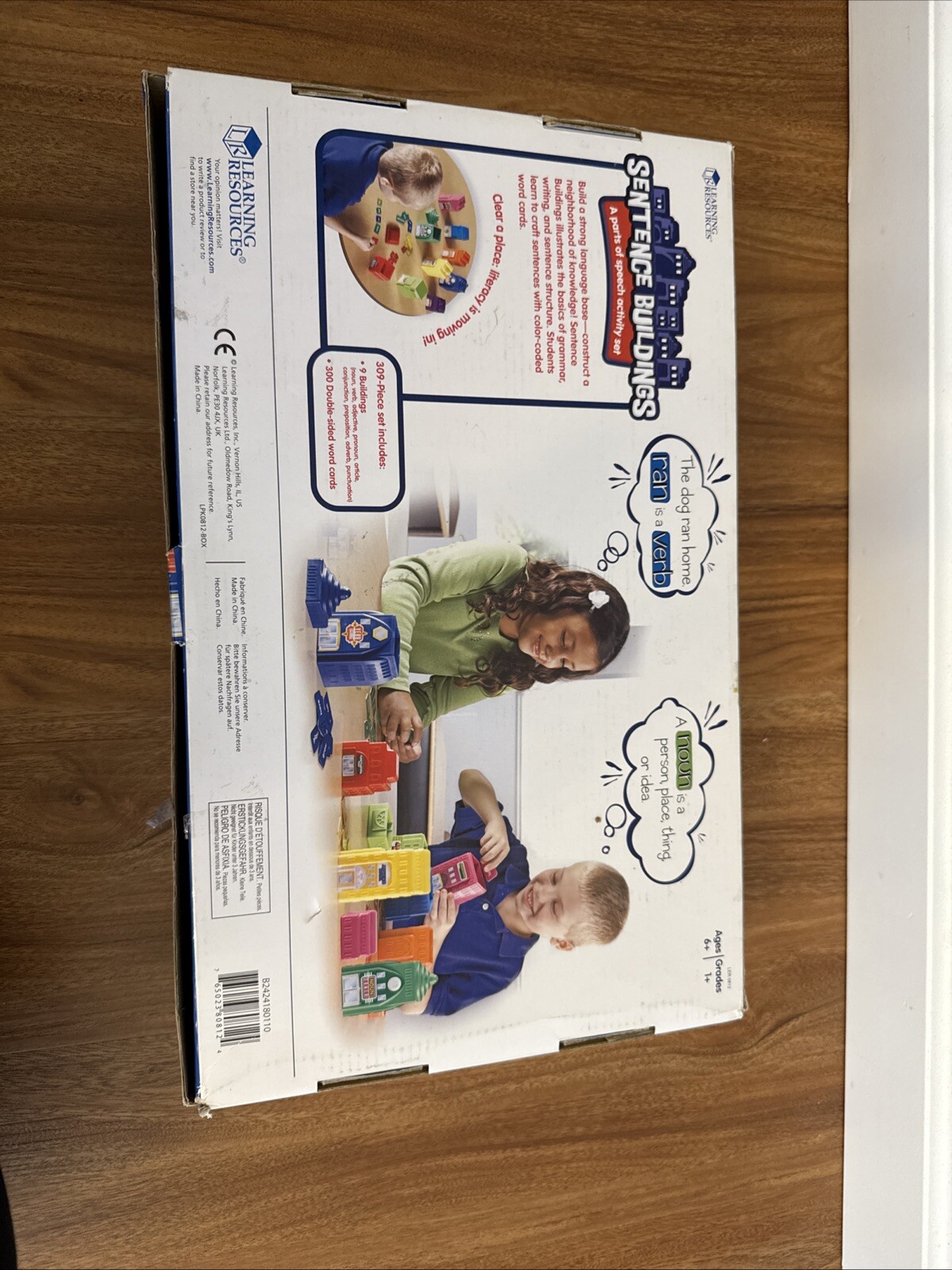Learning Resources Sentence Buildings Parts of Speech Activity Set Homeschool