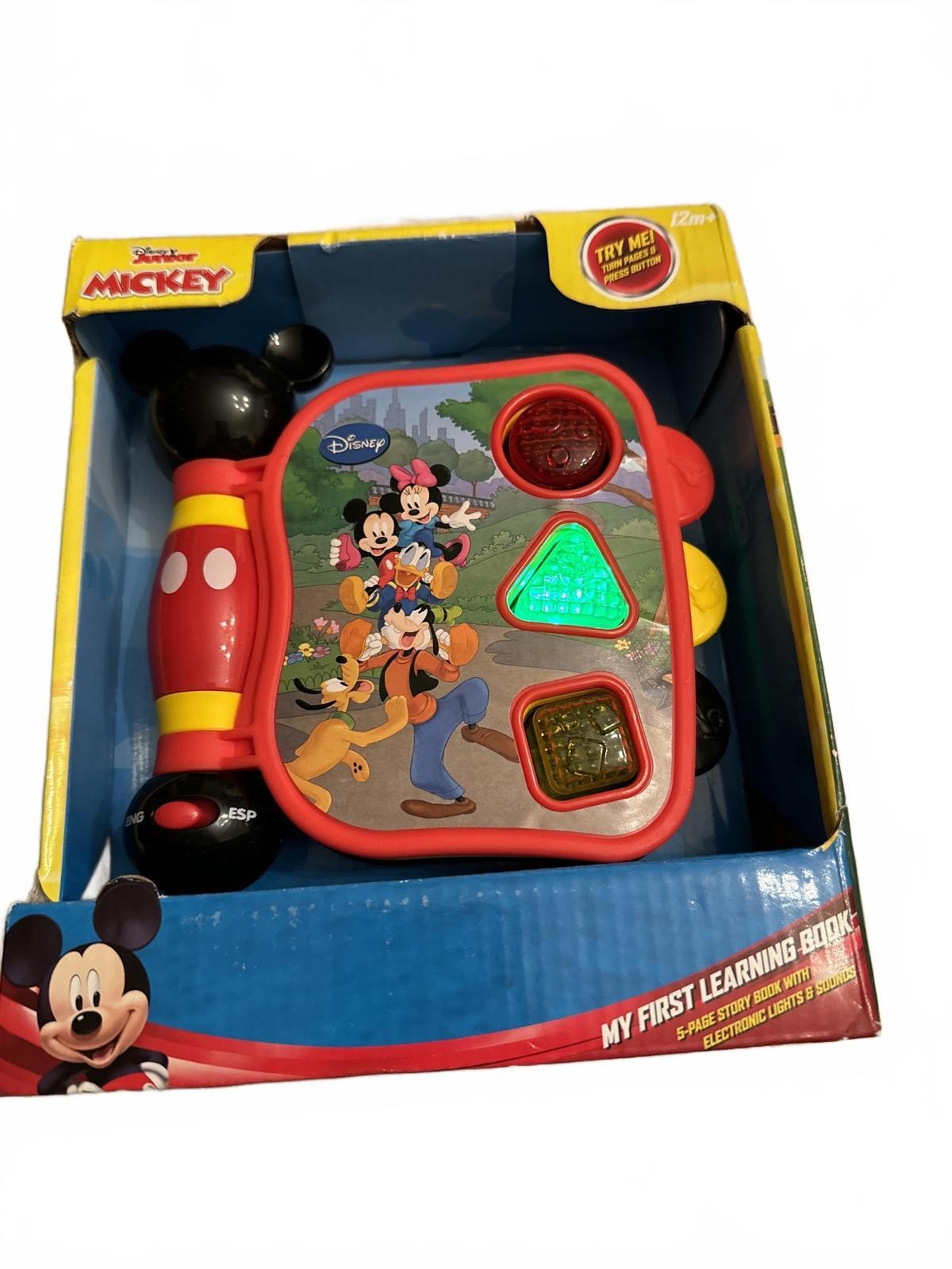 Disney My First Learning Book Age 12M+ 907876 Battery Included! Lights/sounds