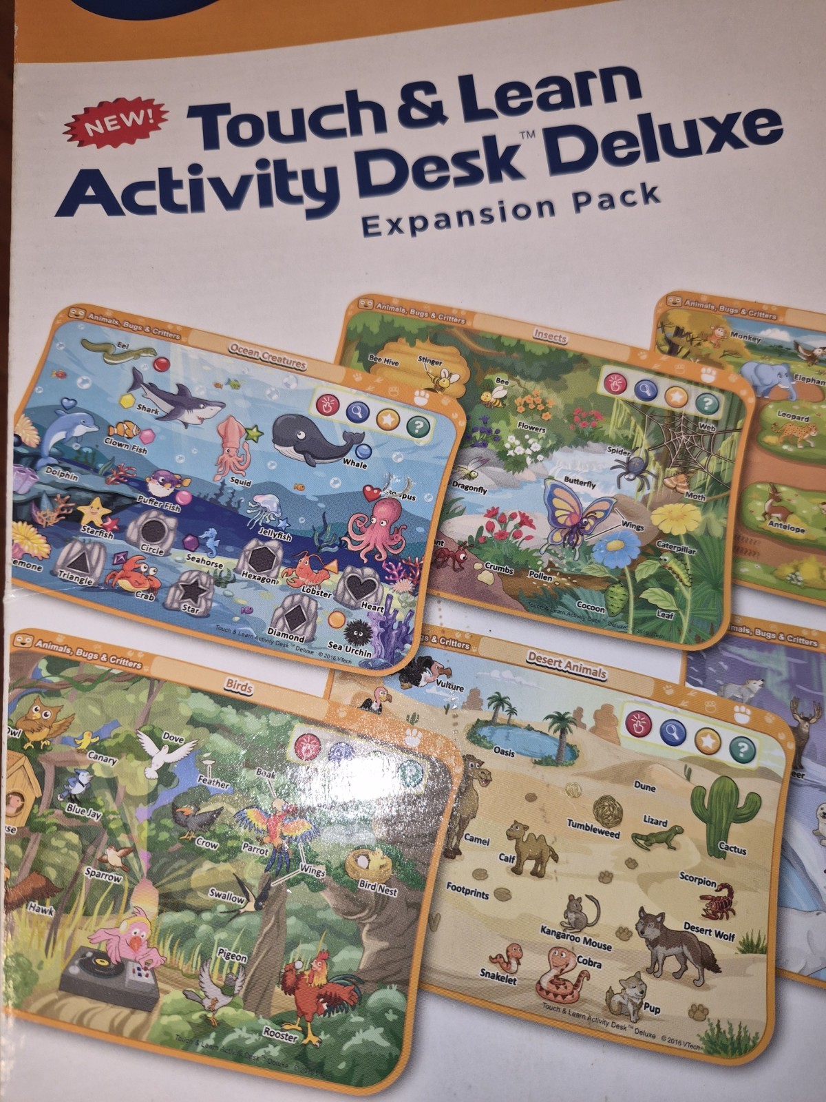 VTech Touch and Learn Activity Desk Deluxe Expansion Get Ready for Preschool