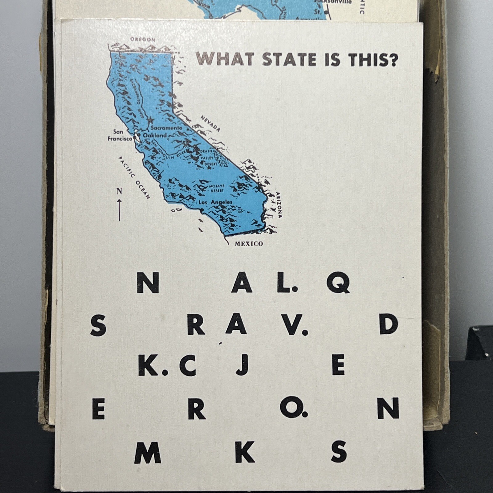 Vintage 1960s Magic Teacher Cards “All About Our 50 States” Bar-Zim Toy Co